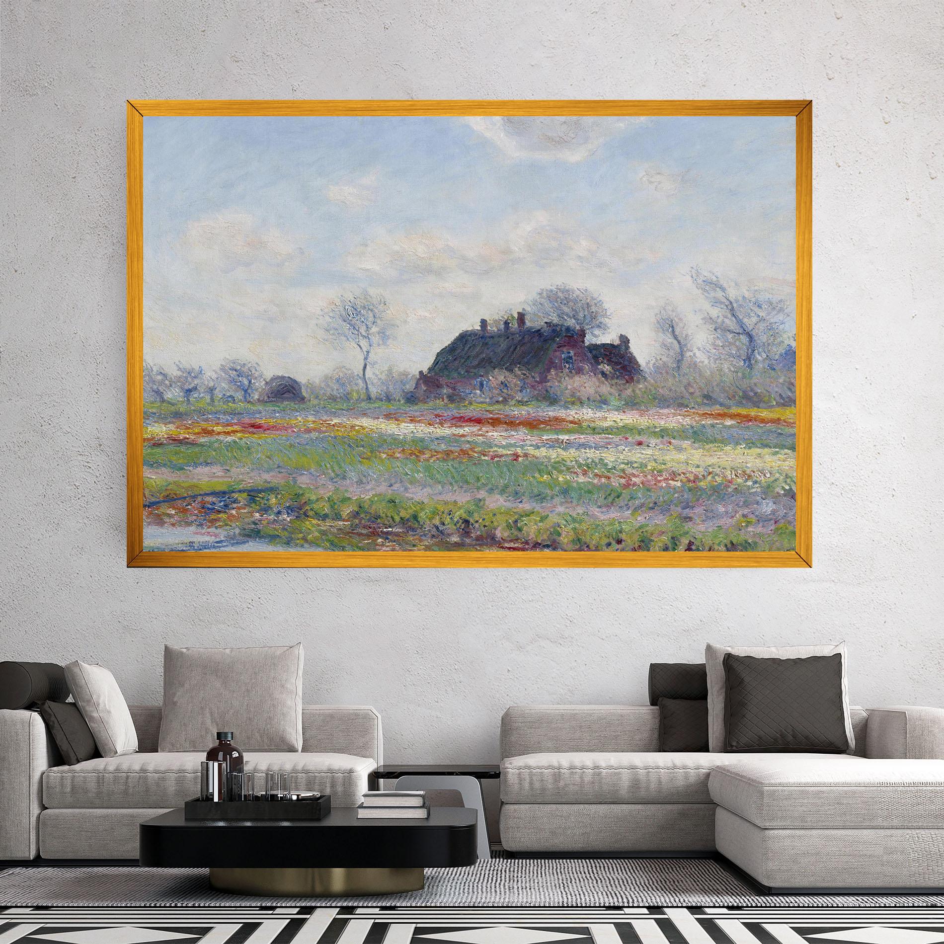 Leinwandbild Tulip Fields At Sassenheim mockup 2