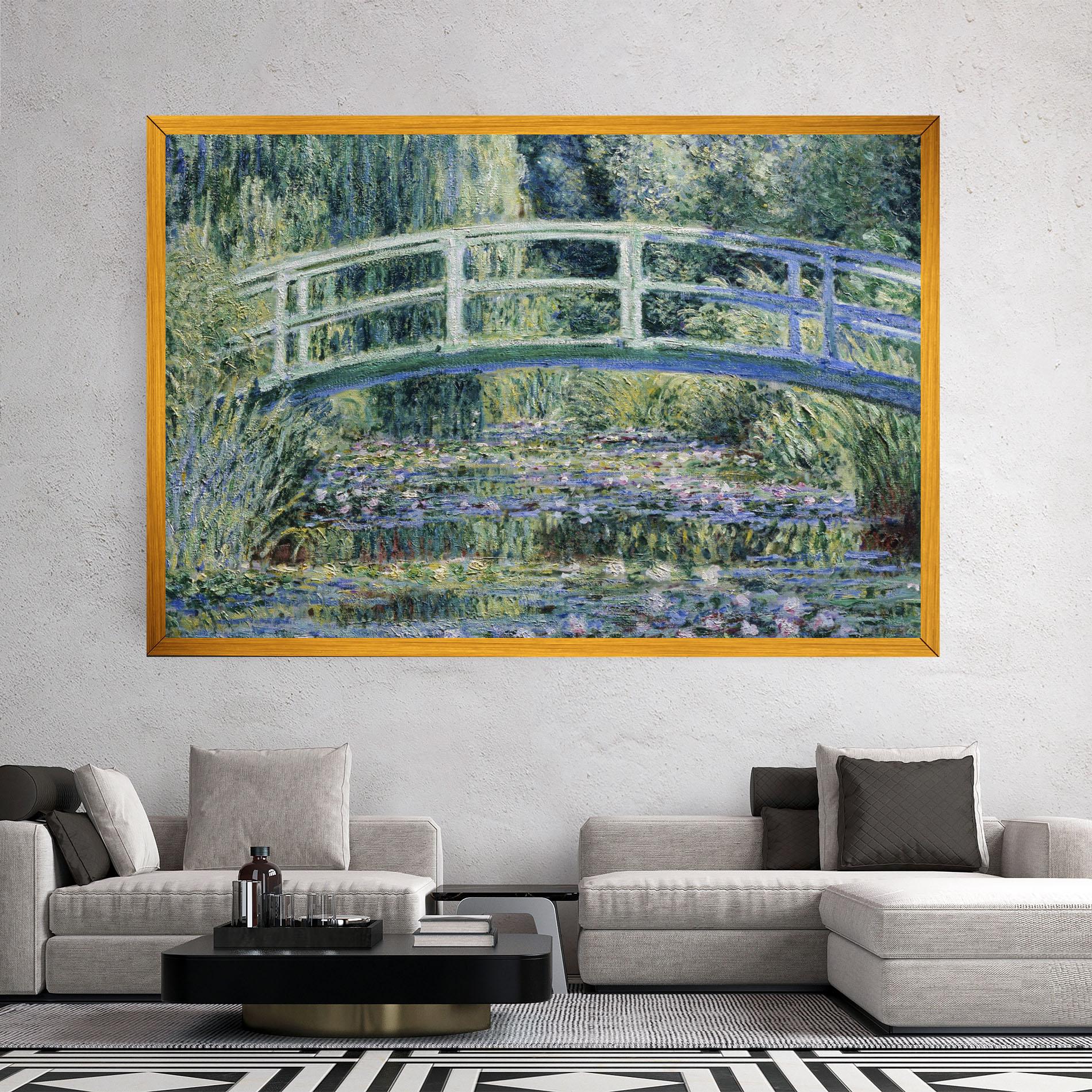 Leinwandbild Water Lilies mockup 2