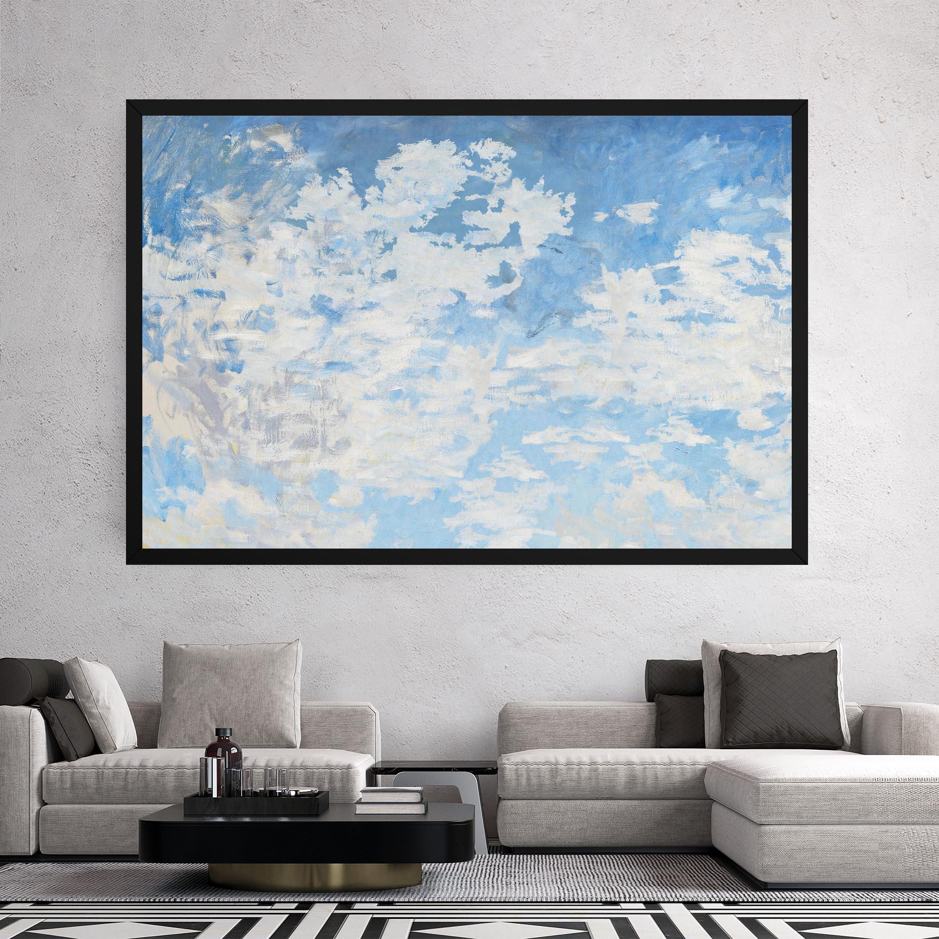 Leinwandbild Clouds Monet mockup 2