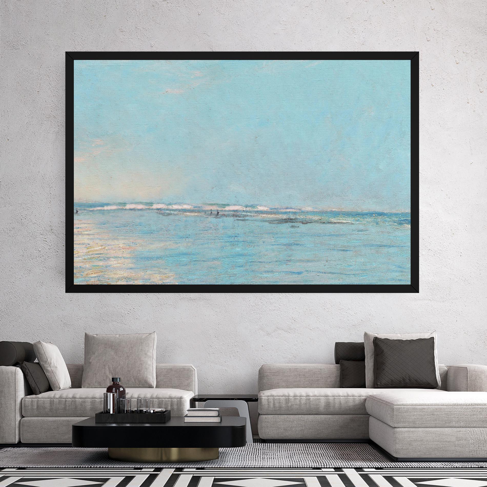 Leinwandbild Monet's Beach mockup 2