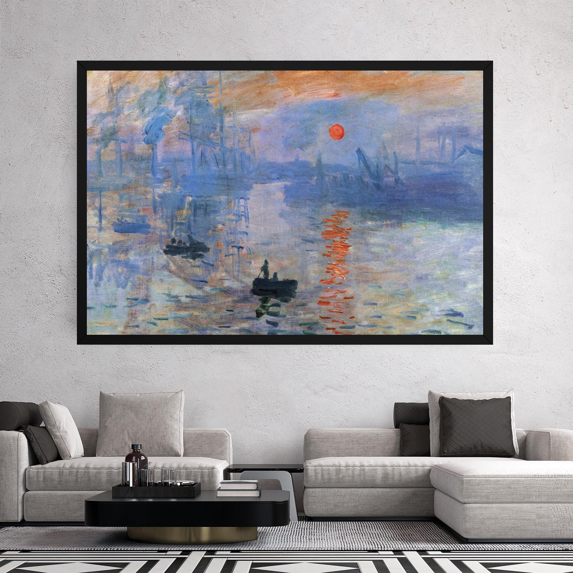 Leinwandbild Monet Impressionist mockup 2