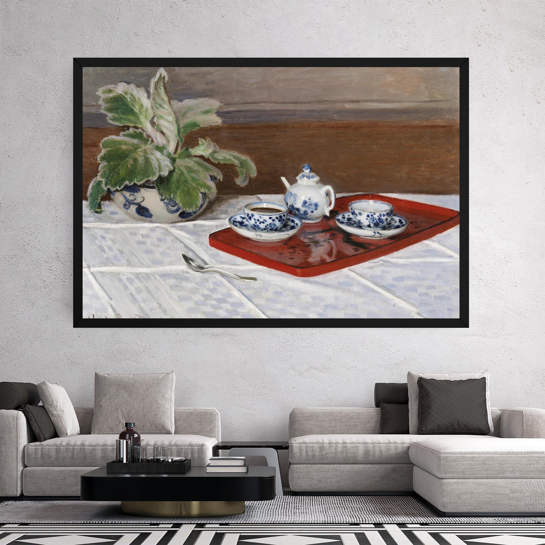 Leinwandbild Tea Service mockup 2