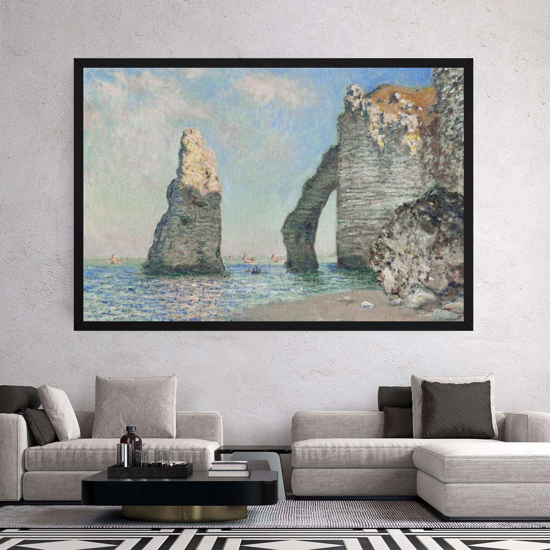 Leinwandbild The Cliffs At Etretat mockup 2