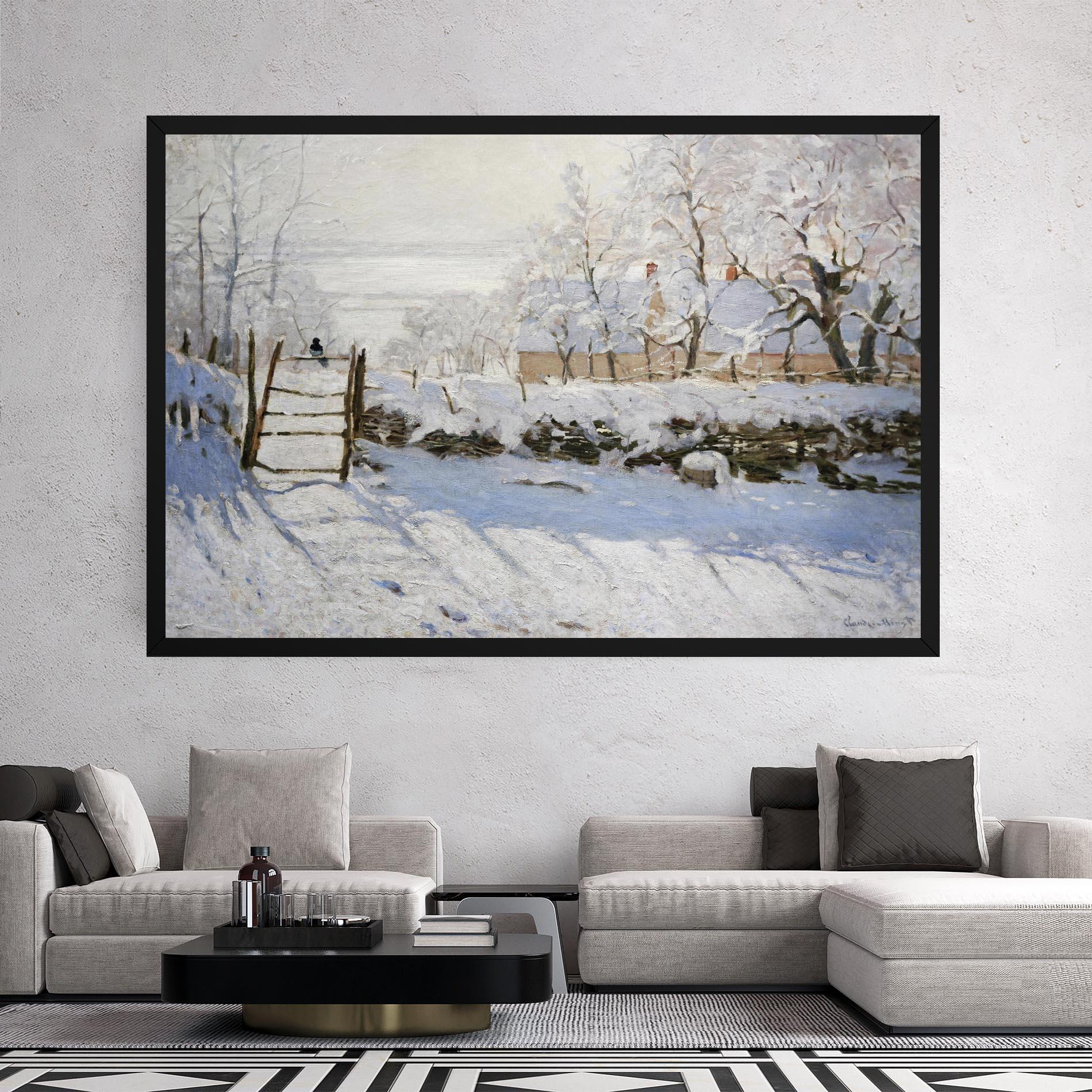 Leinwandbild The Magpie mockup 2