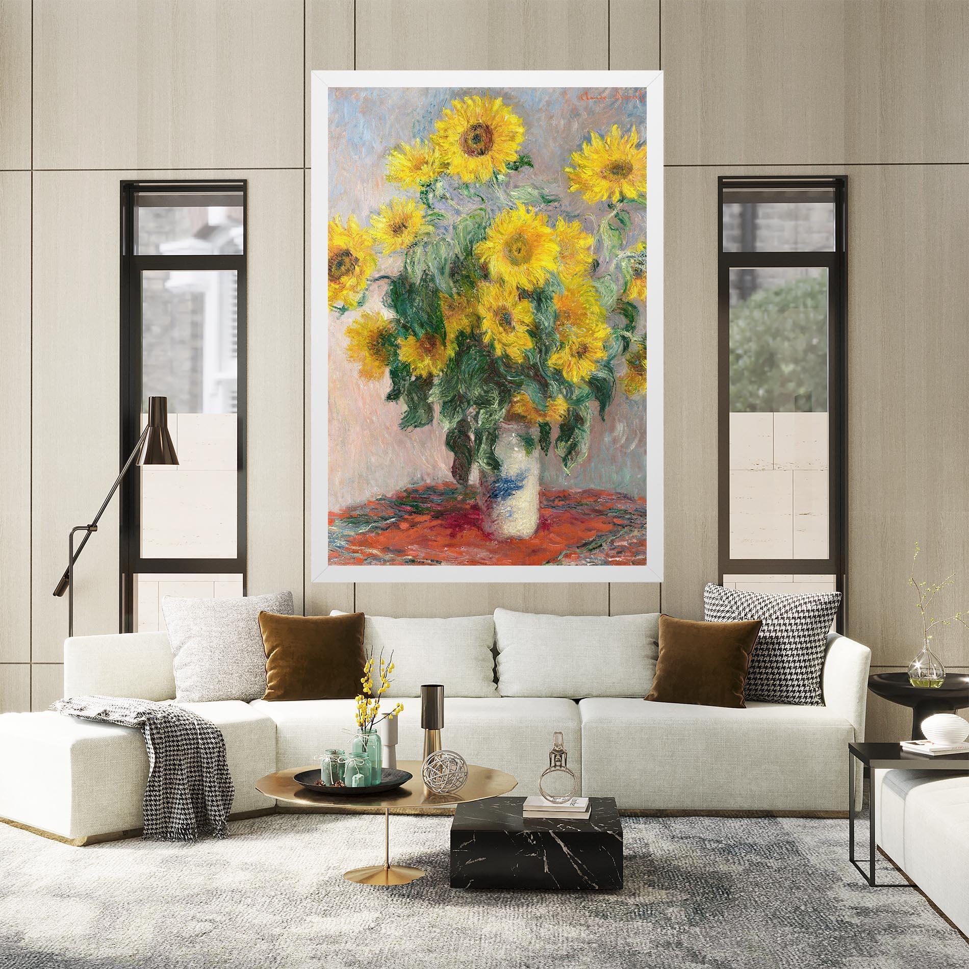 Leinwandbild Bouquet Of Sunflowers 1881 mockup 2