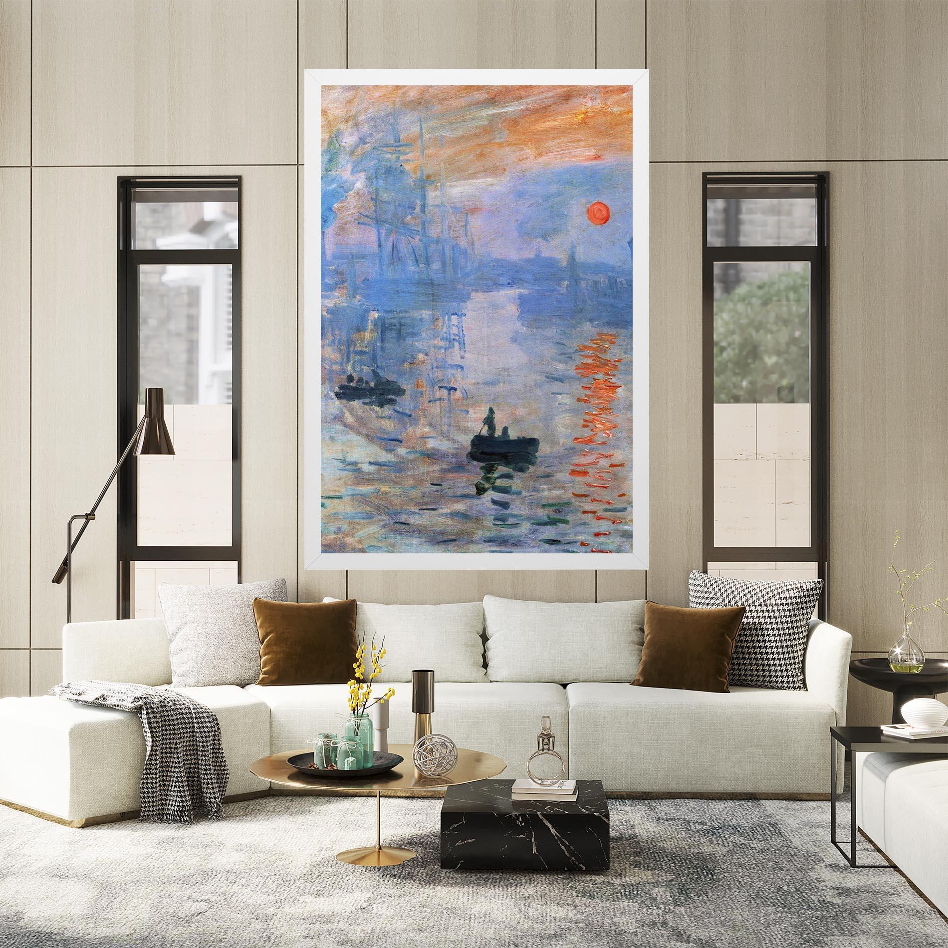 Leinwandbild Sunrise Painting mockup 2