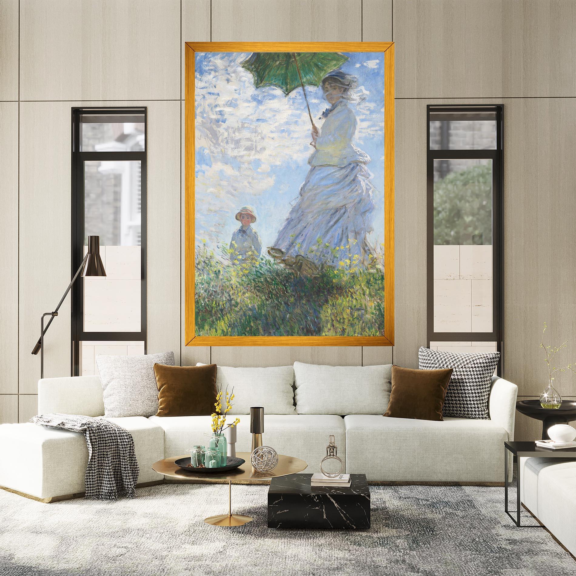 Leinwandbild Parasol Painting mockup 2