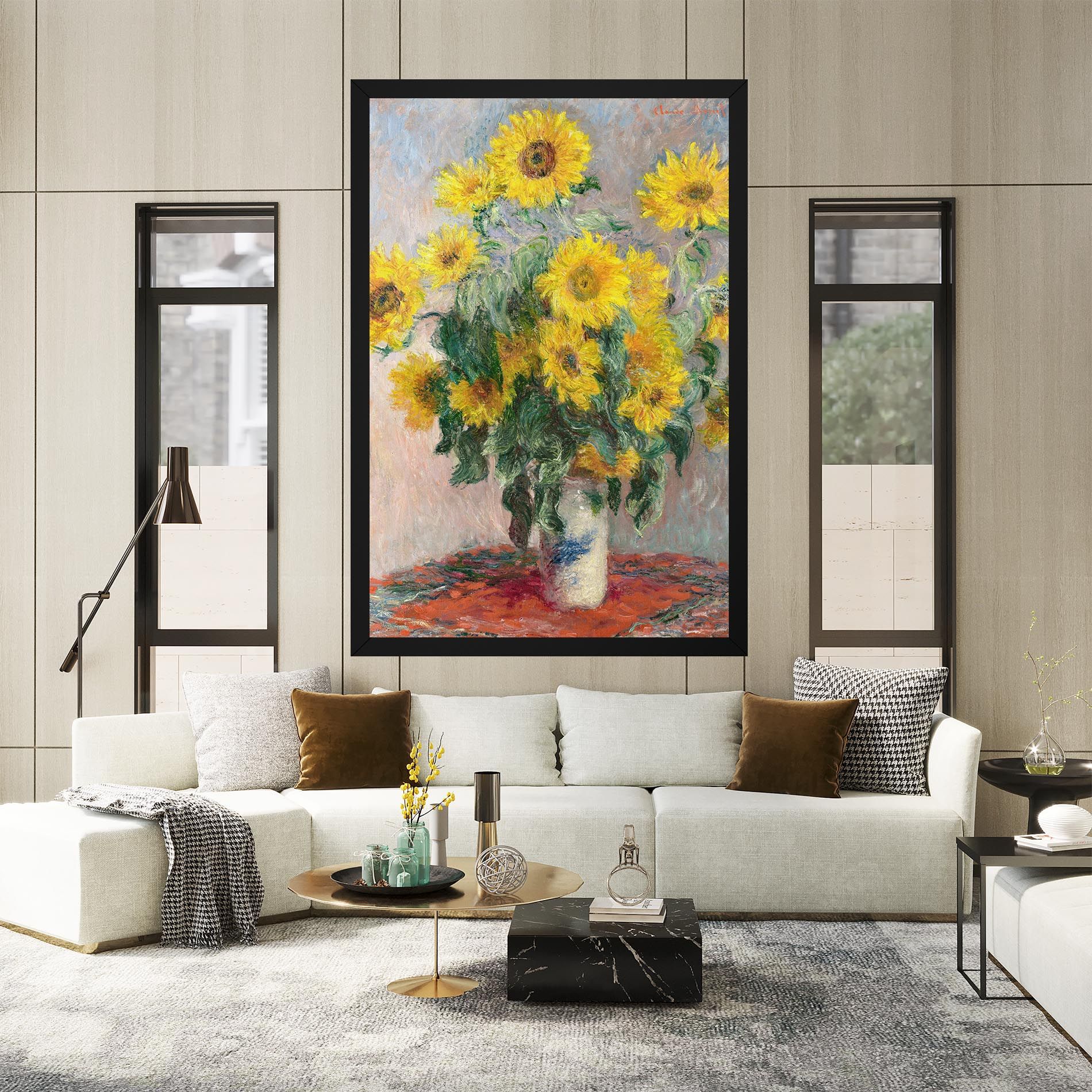 Bouquet Of Sunflowers 1881 mockup 2