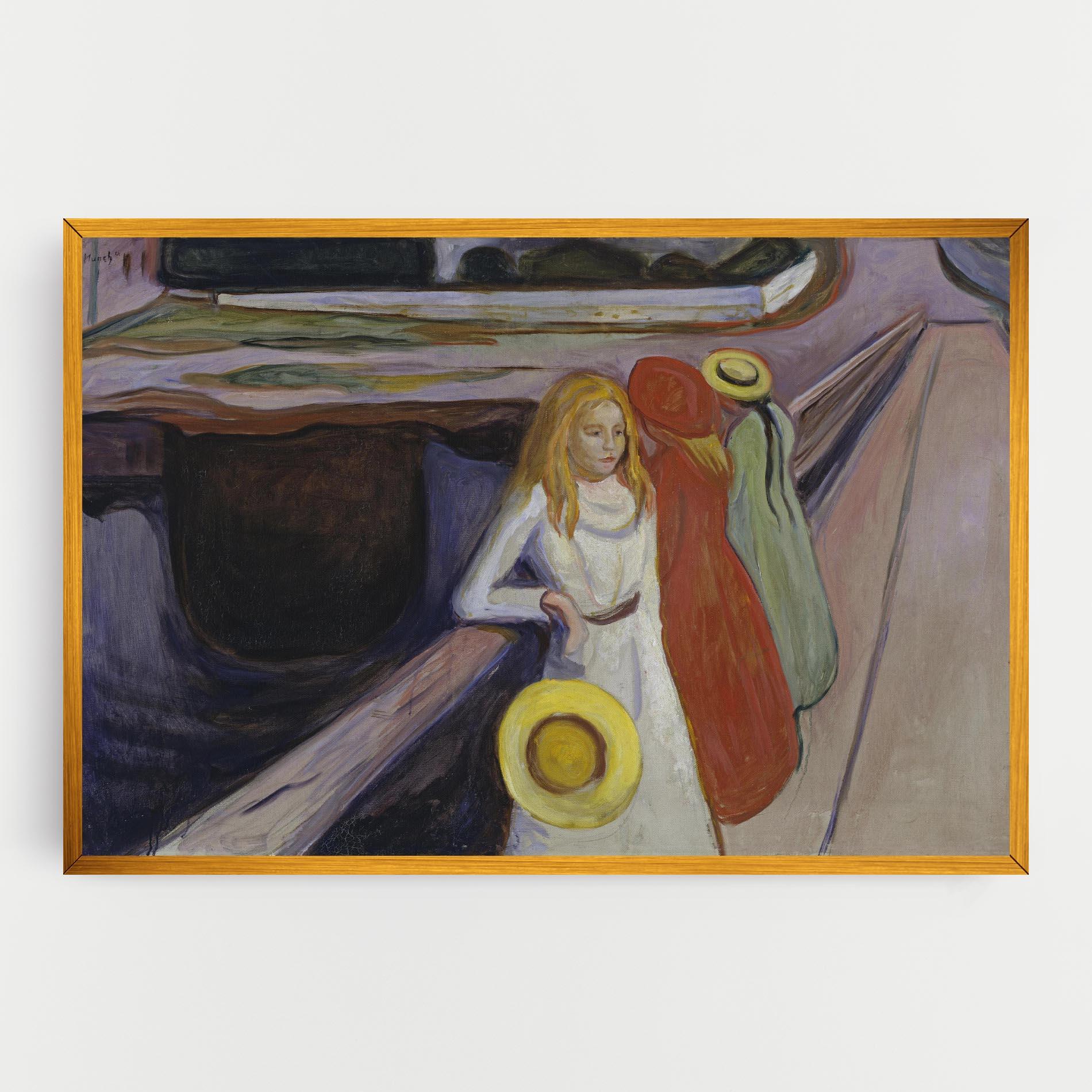 Leinwandbild Bridge Girls mockup 0