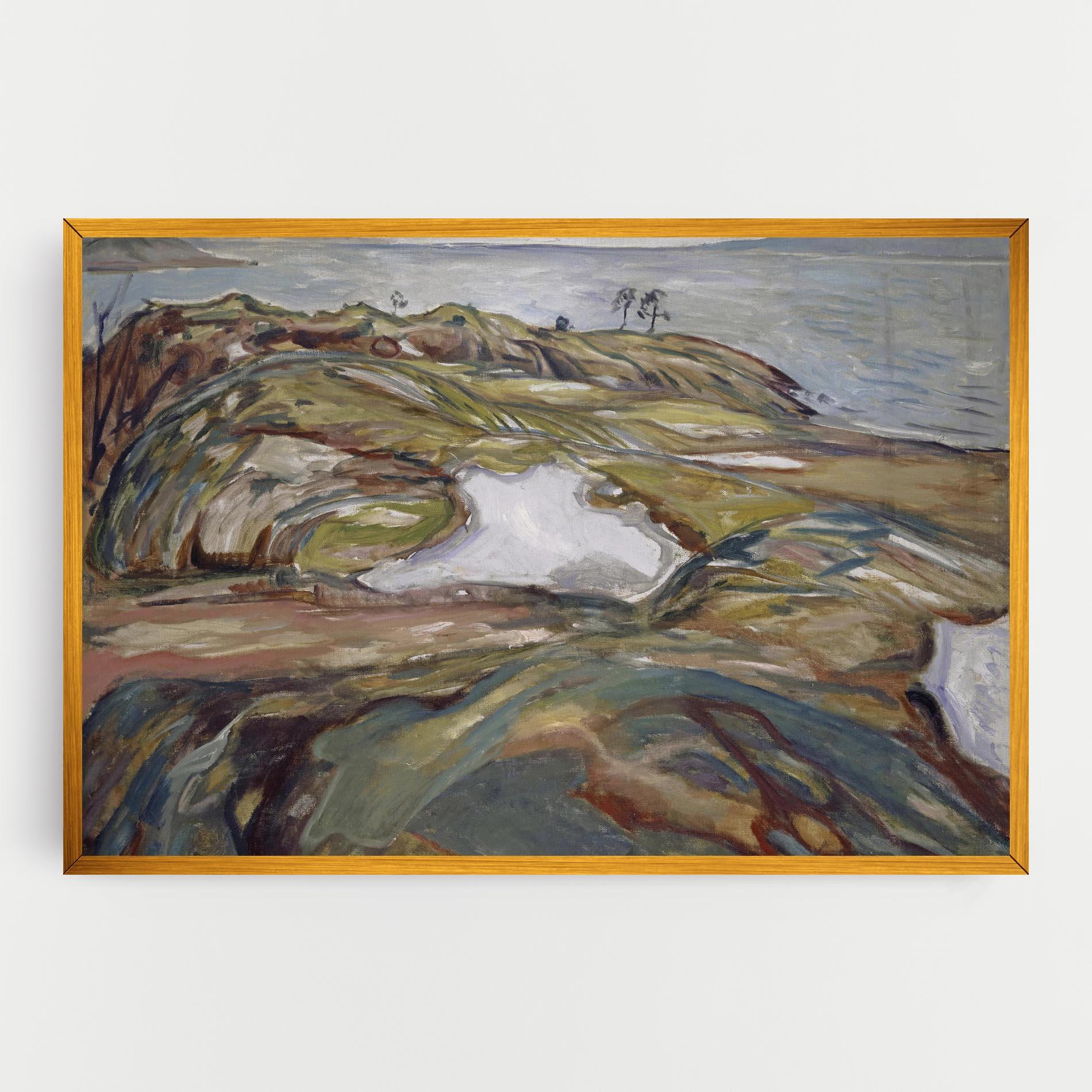 Leinwandbild Coastal Landscape mockup 0