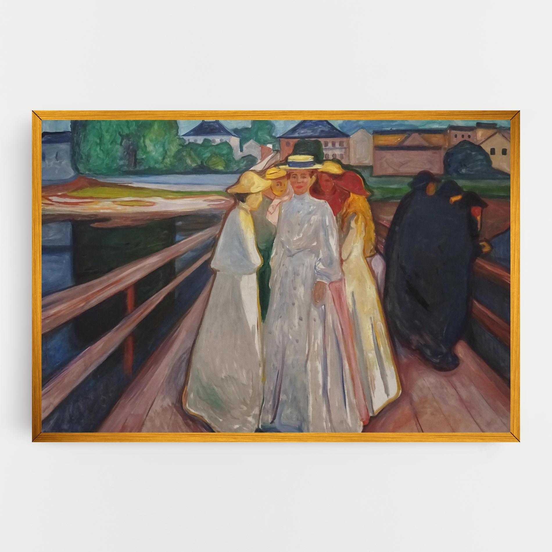 Leinwandbild Munch Art mockup 0