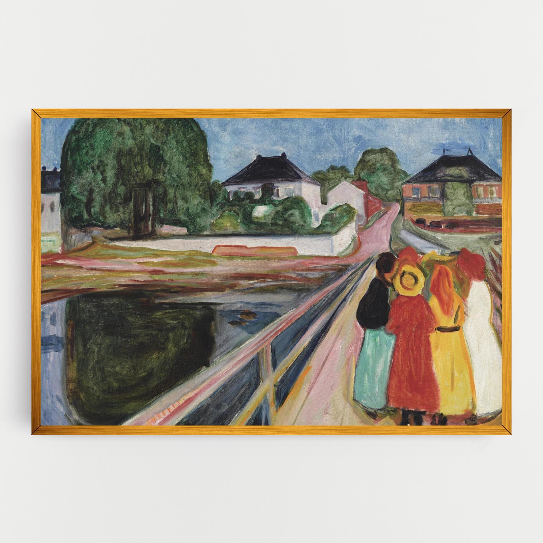 Leinwandbild Pikene Pa Broen mockup 0