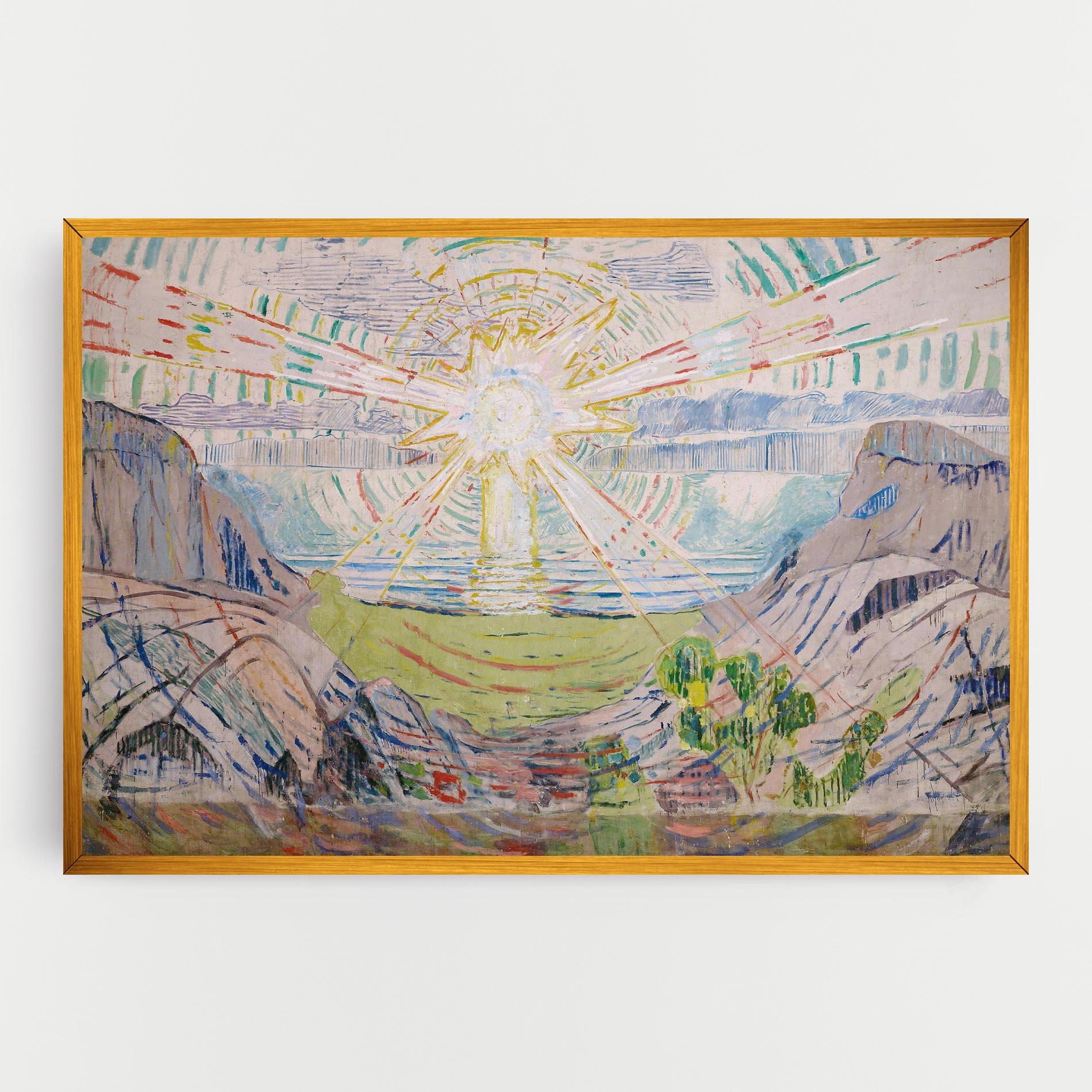 Leinwandbild The Sun Art mockup 0