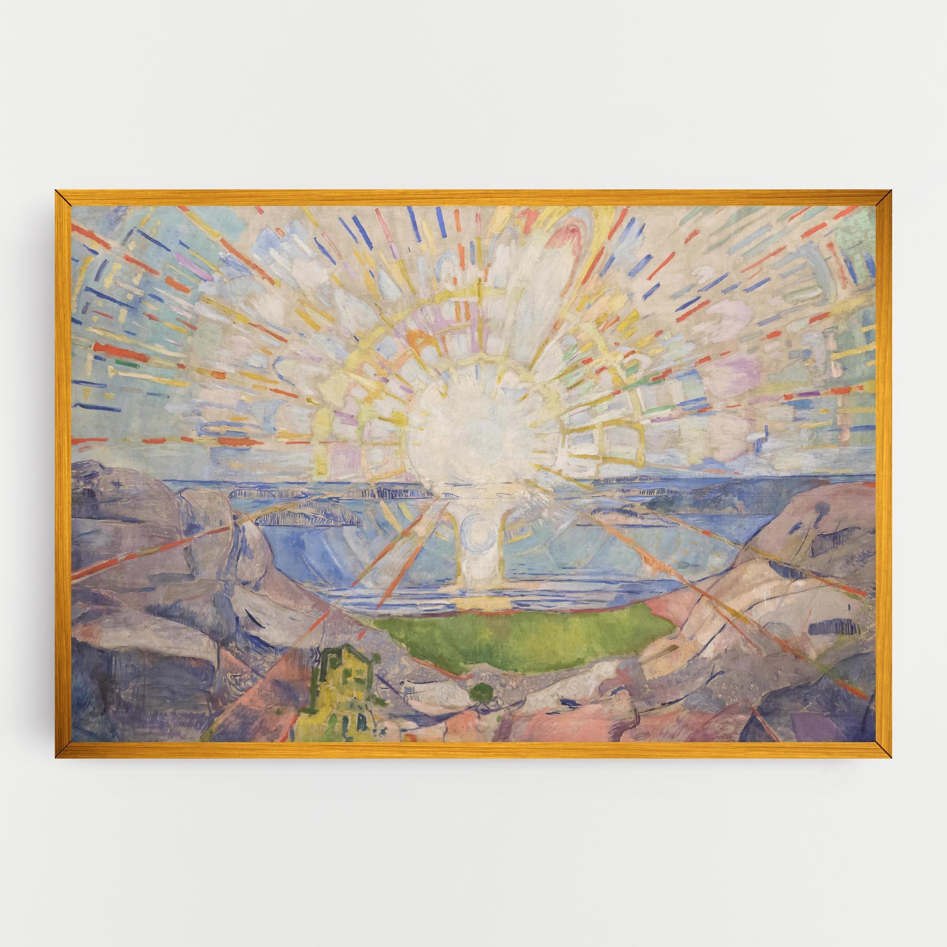 Leinwandbild The Sun mockup 0