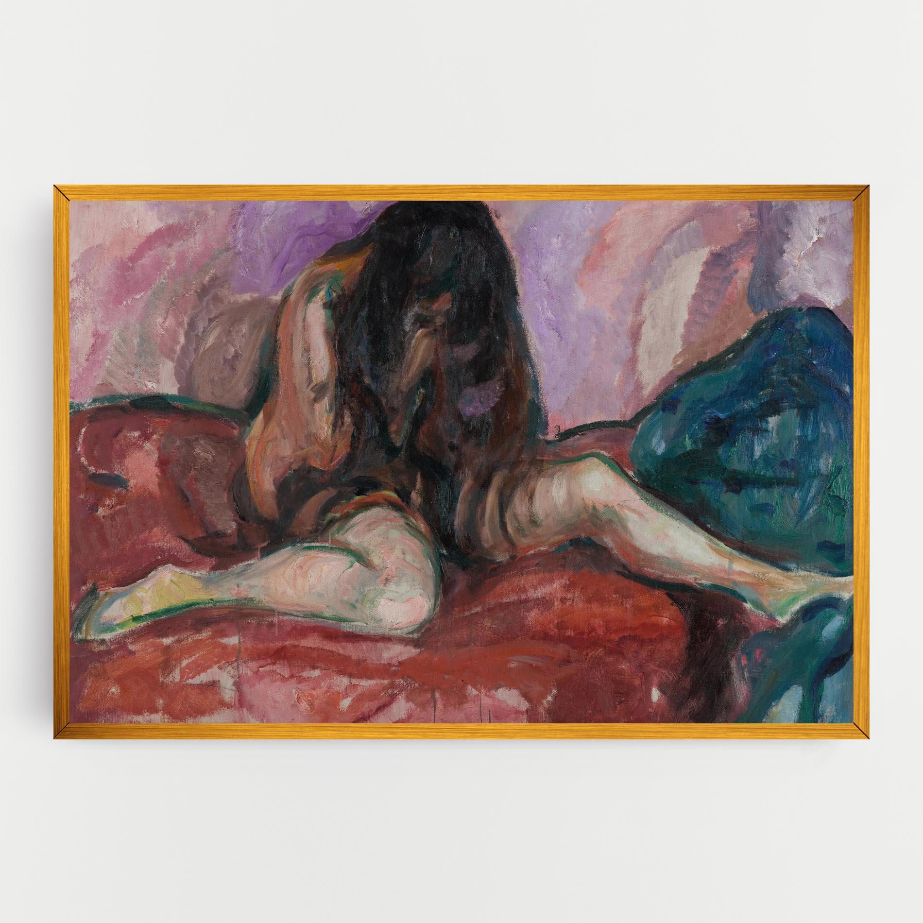 Leinwandbild Weeping Nude mockup 0