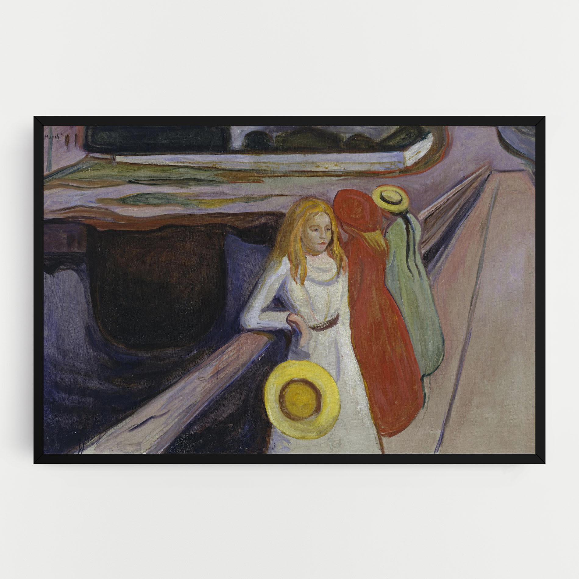 Leinwandbild Bridge Girls mockup 0