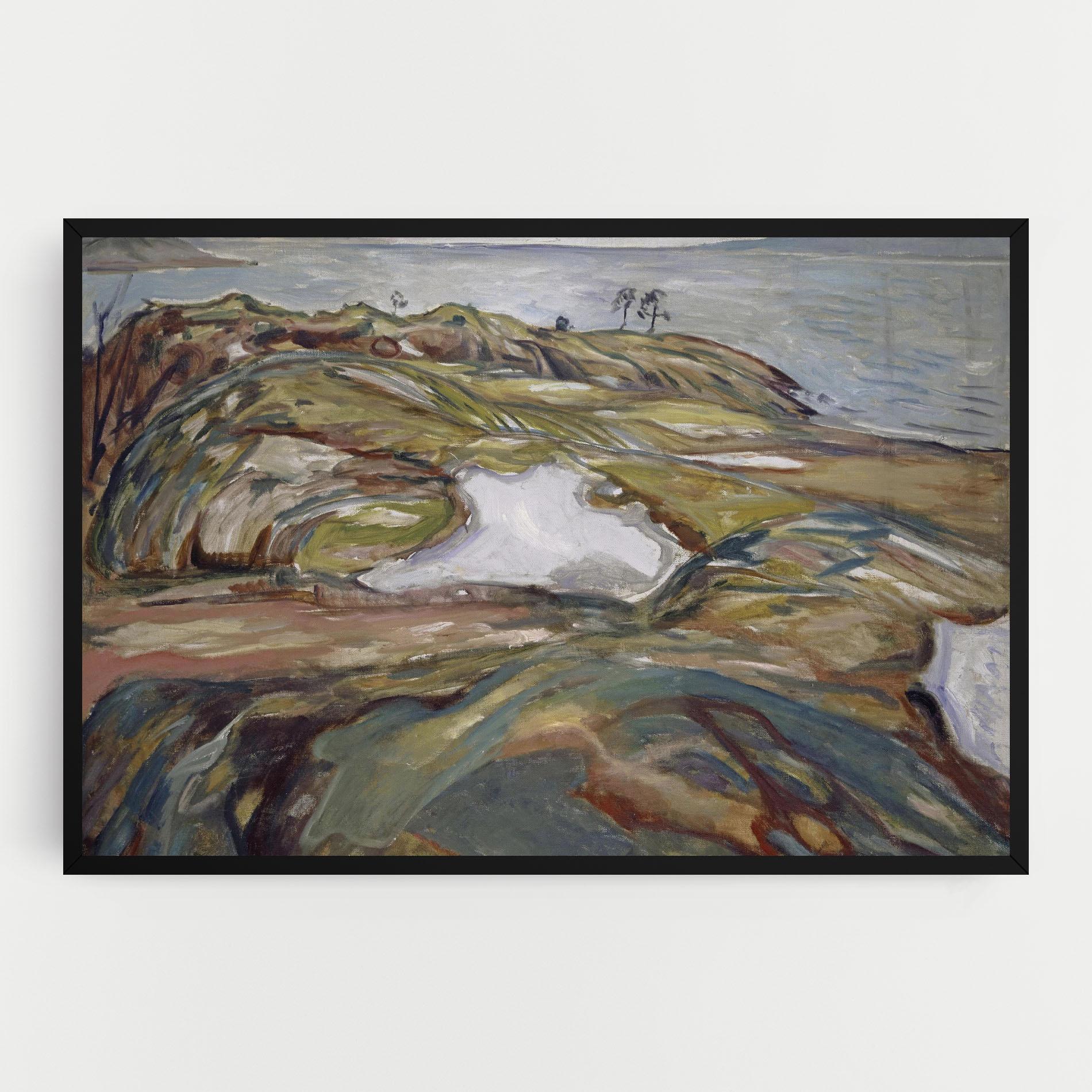 Leinwandbild Coastal Landscape mockup 0