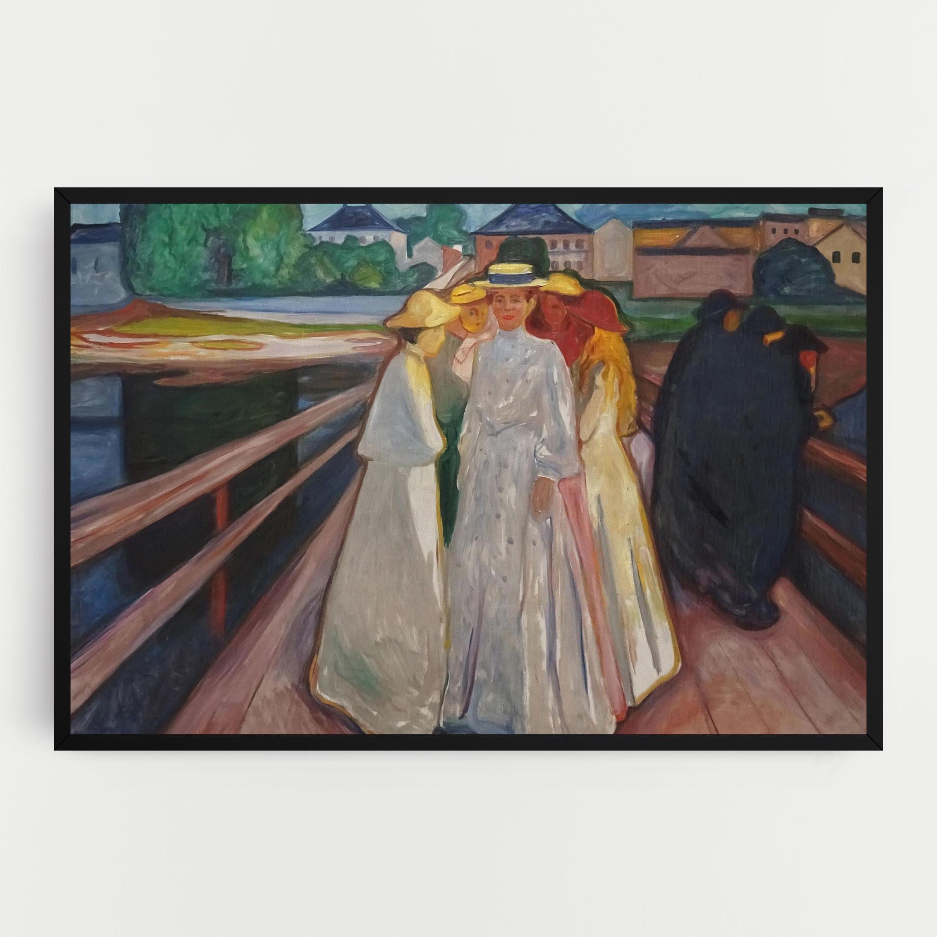 Leinwandbild Munch Art mockup 0