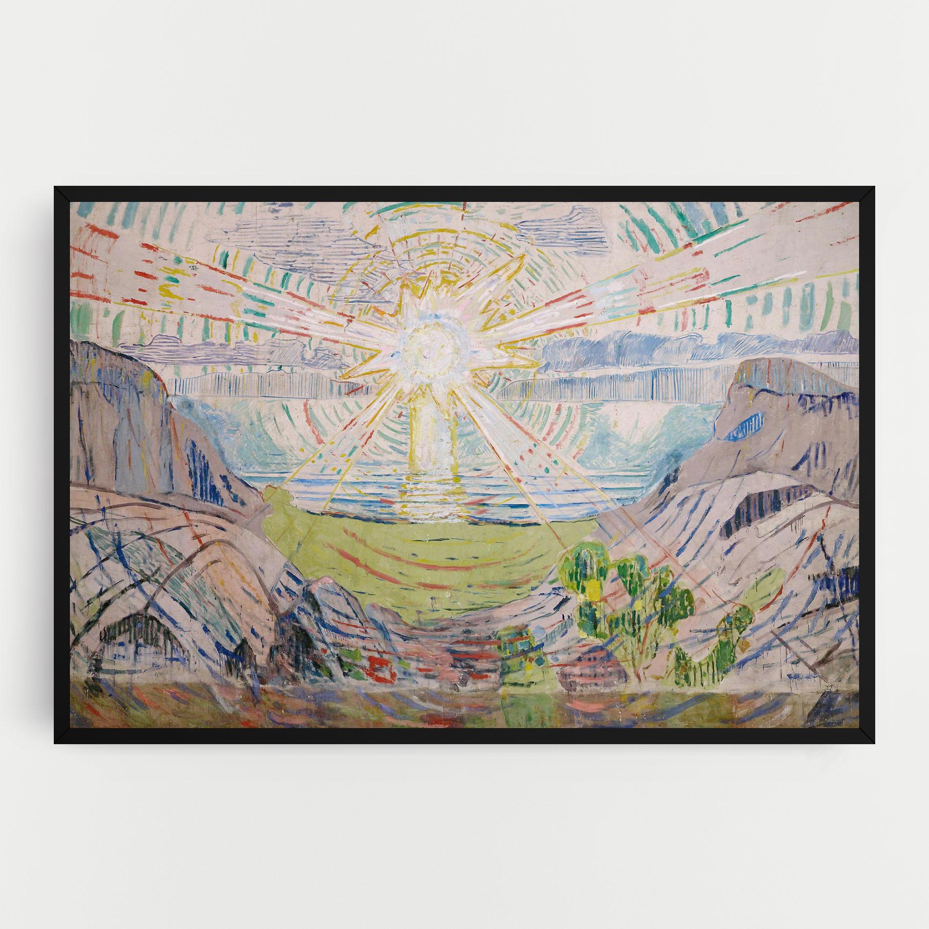Leinwandbild The Sun Art mockup 0