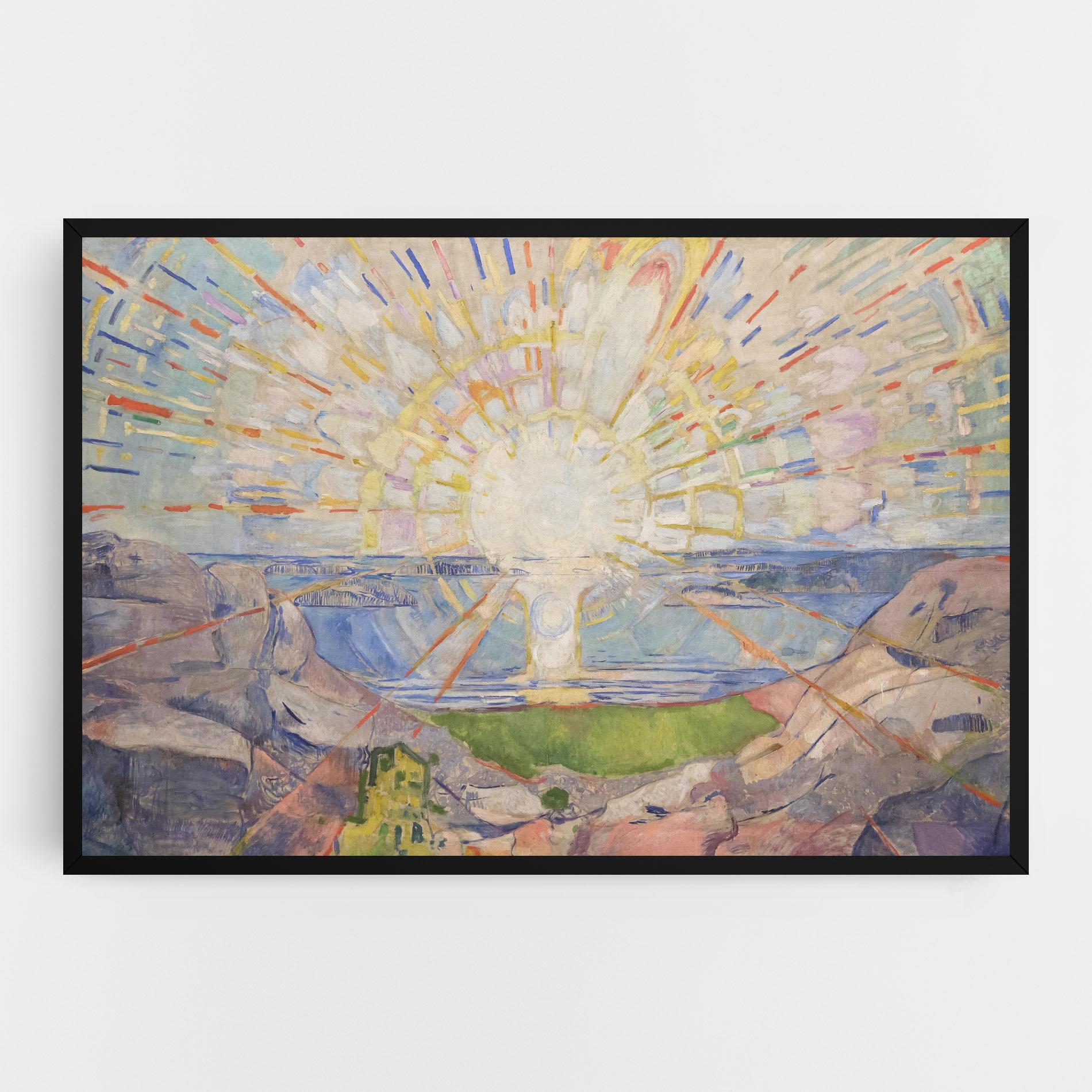 Leinwandbild The Sun mockup 0