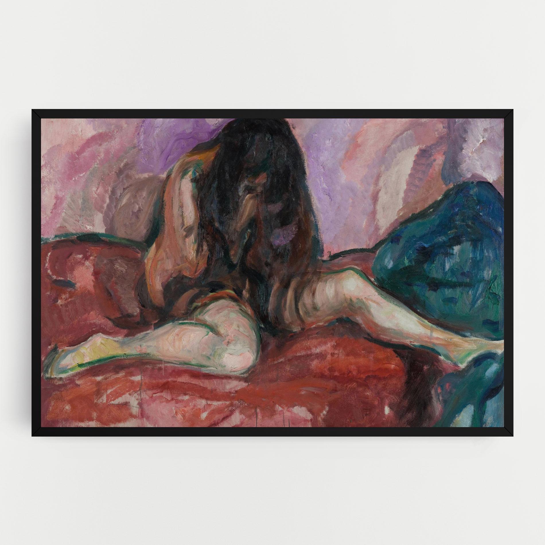 Leinwandbild Weeping Nude mockup 0