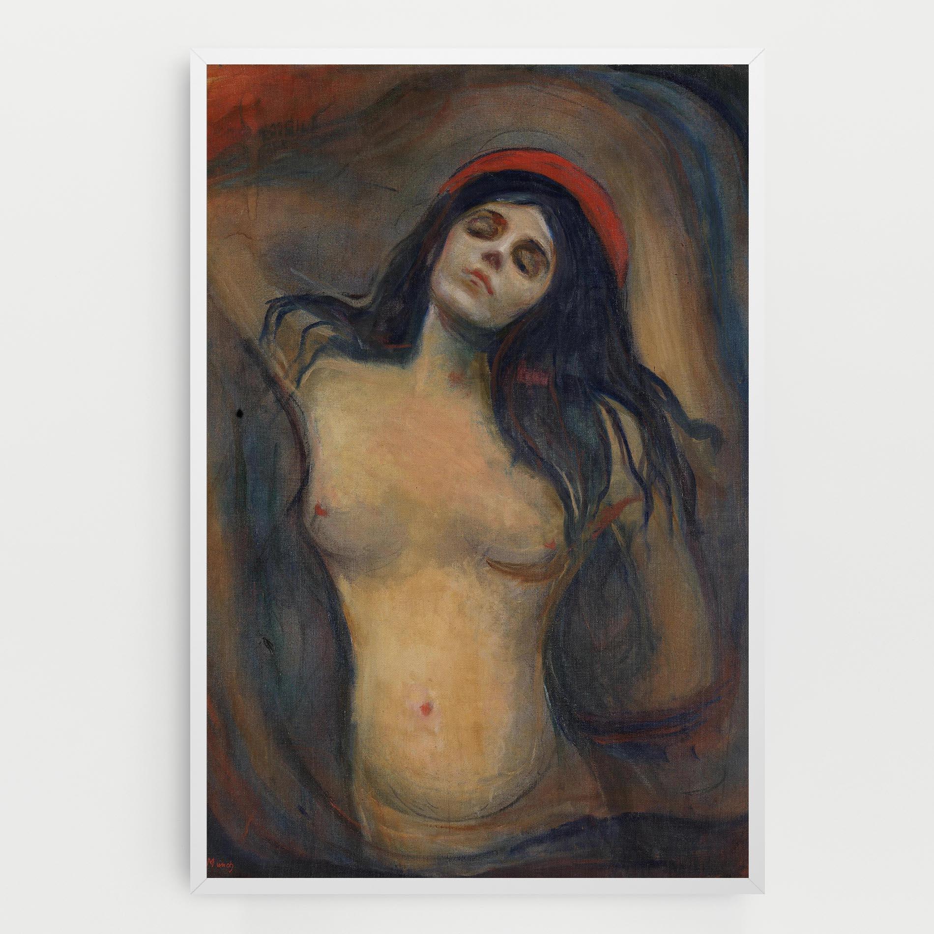 Leinwandbild Madonna Oil Painting mockup 0