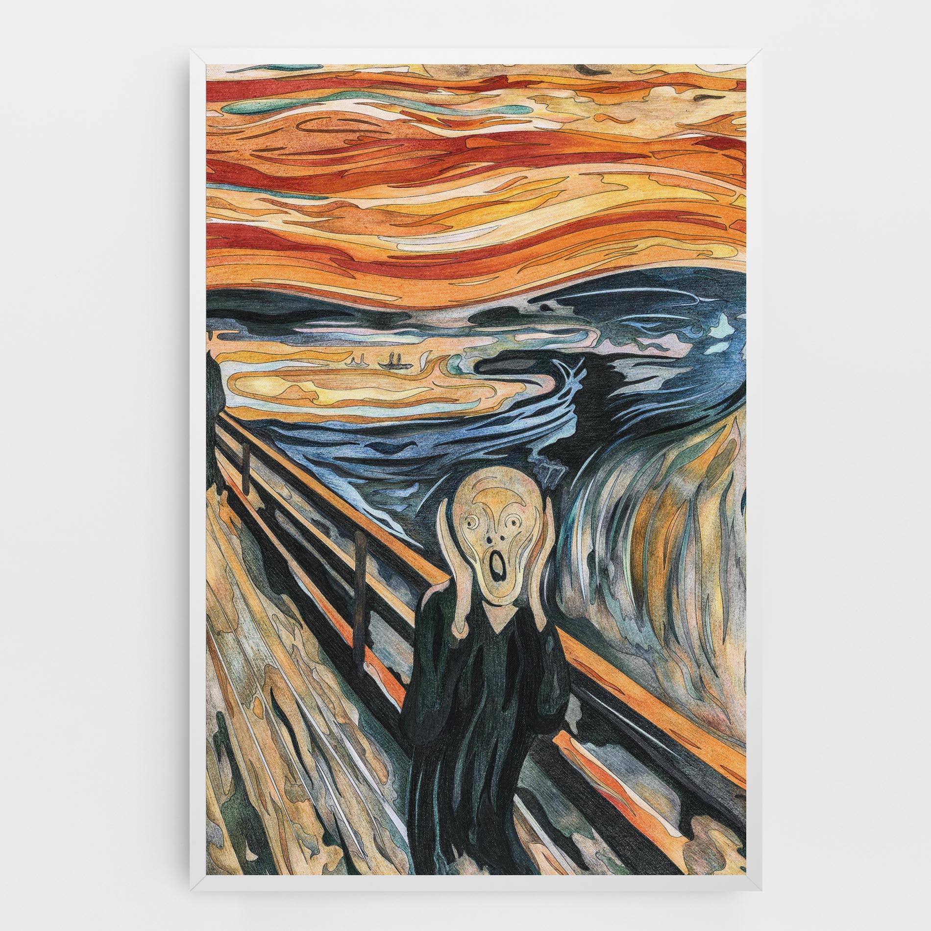 Leinwandbild The Scream mockup 0