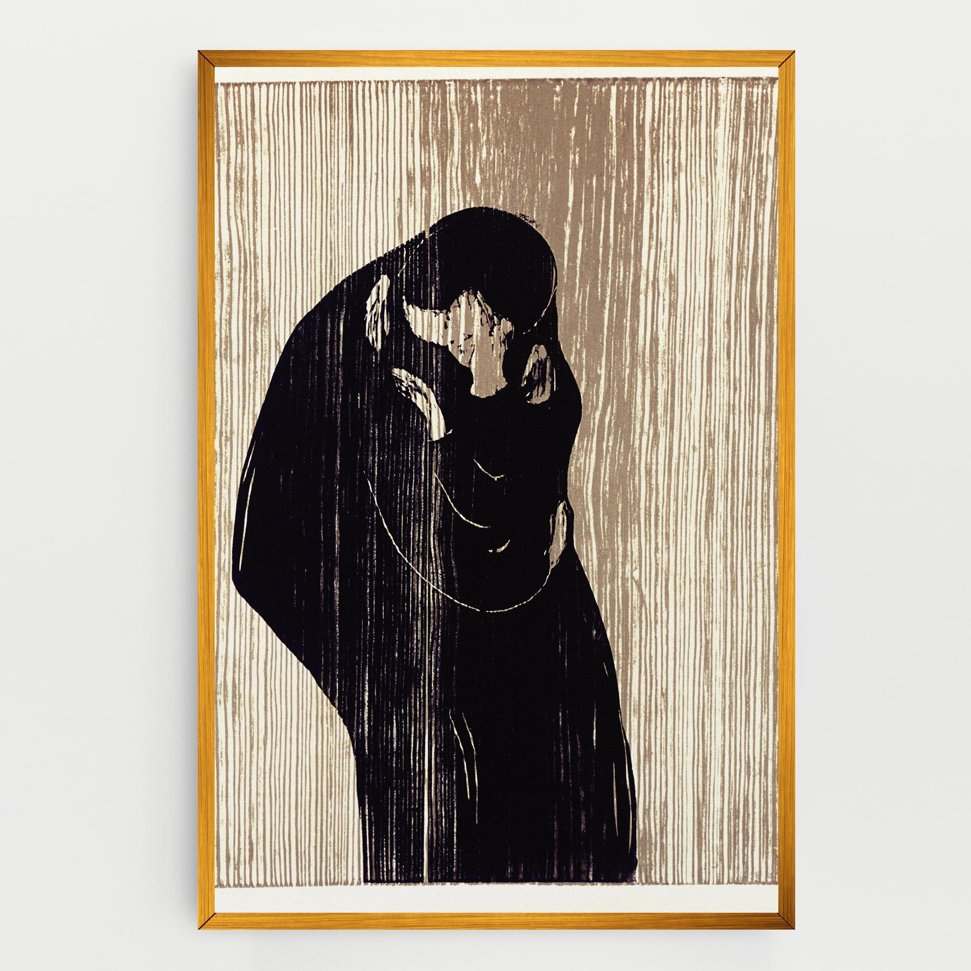 Leinwandbild Kiss mockup 0