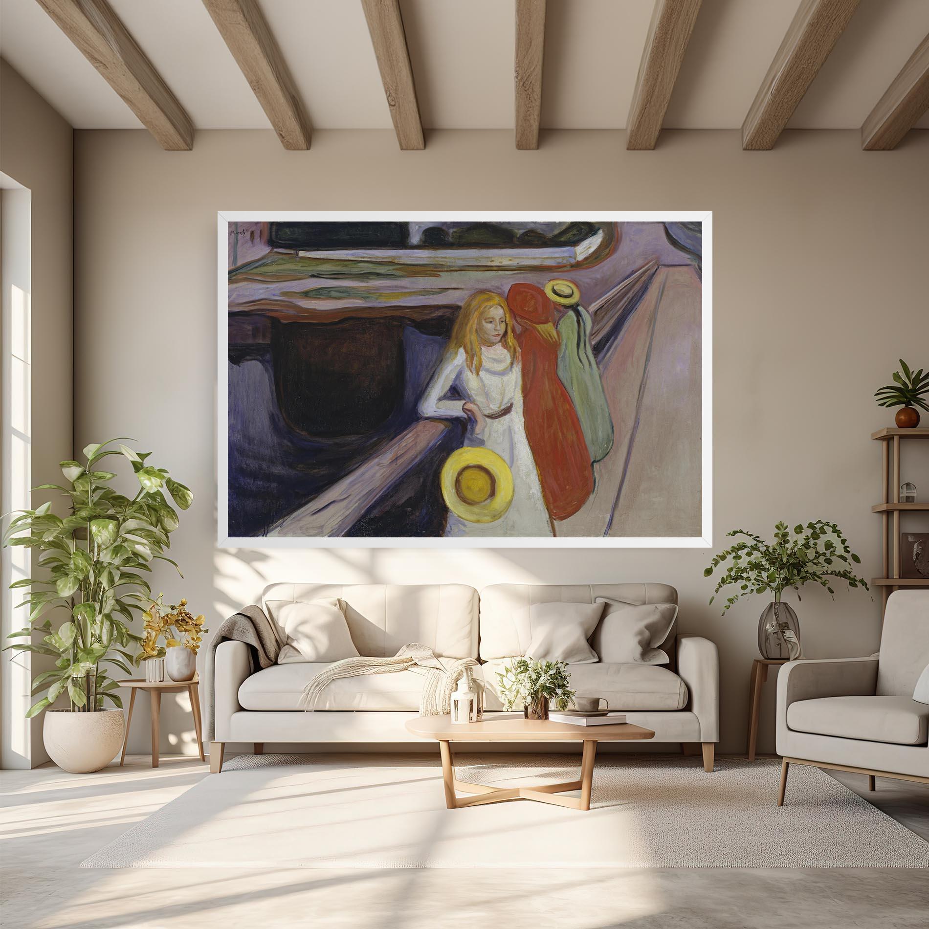 Leinwandbild Bridge Girls mockup 6