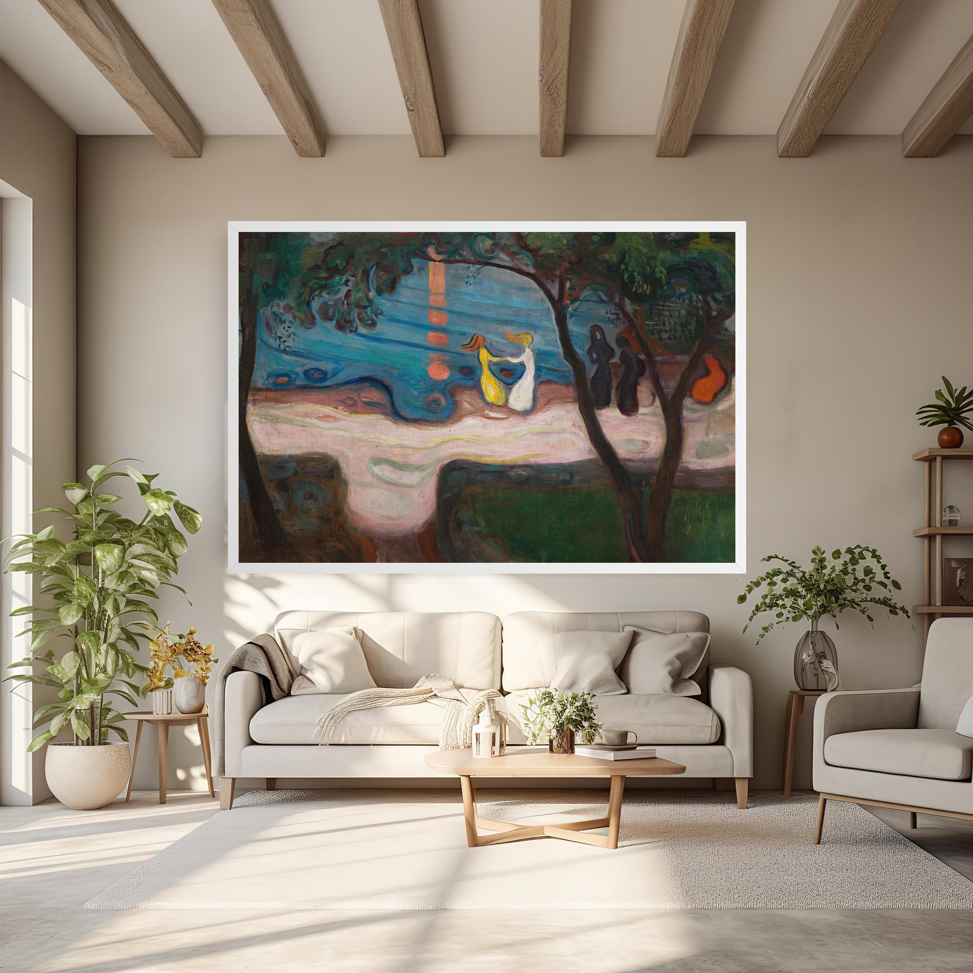 Leinwandbild Dance On The Beach mockup 6