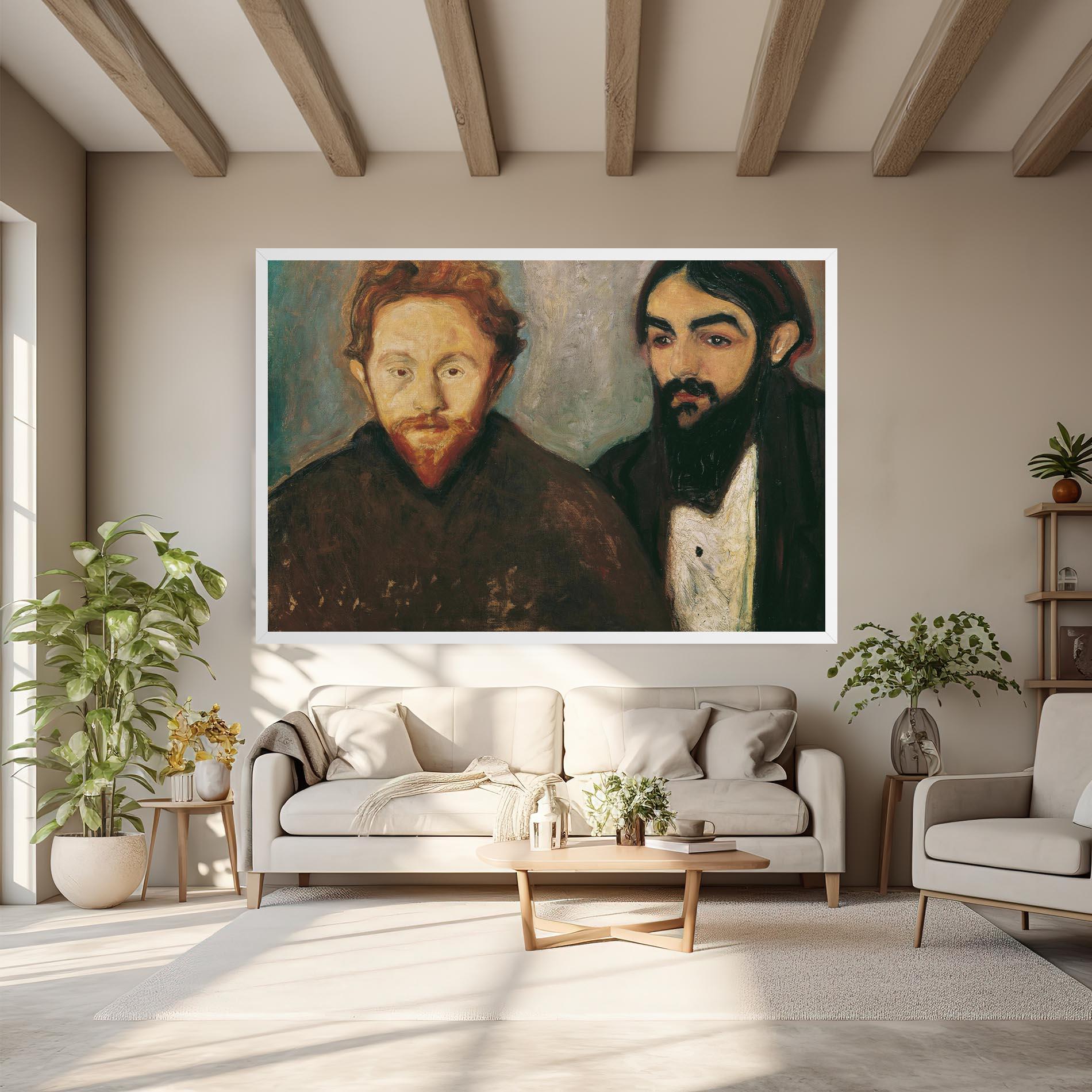 Leinwandbild Der Maler mockup 6