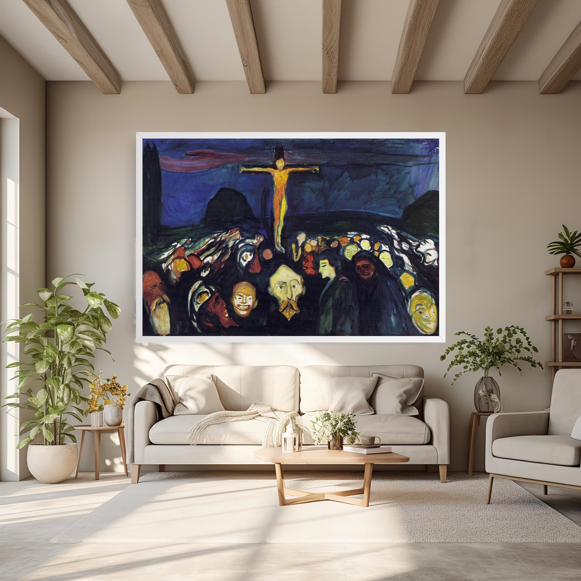 Leinwandbild Golgotha mockup 6