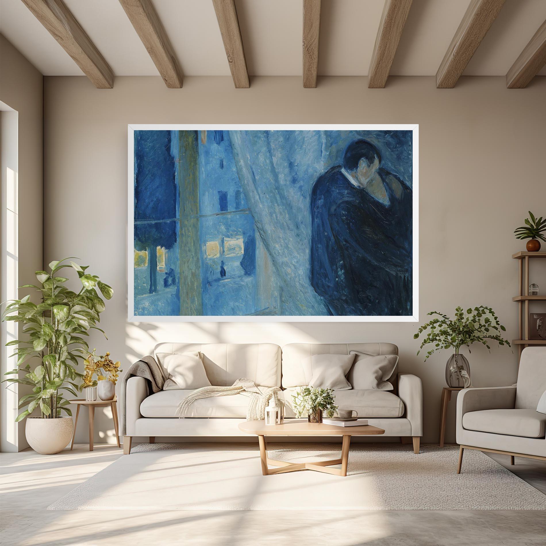 Leinwandbild Kiss By The Window mockup 6