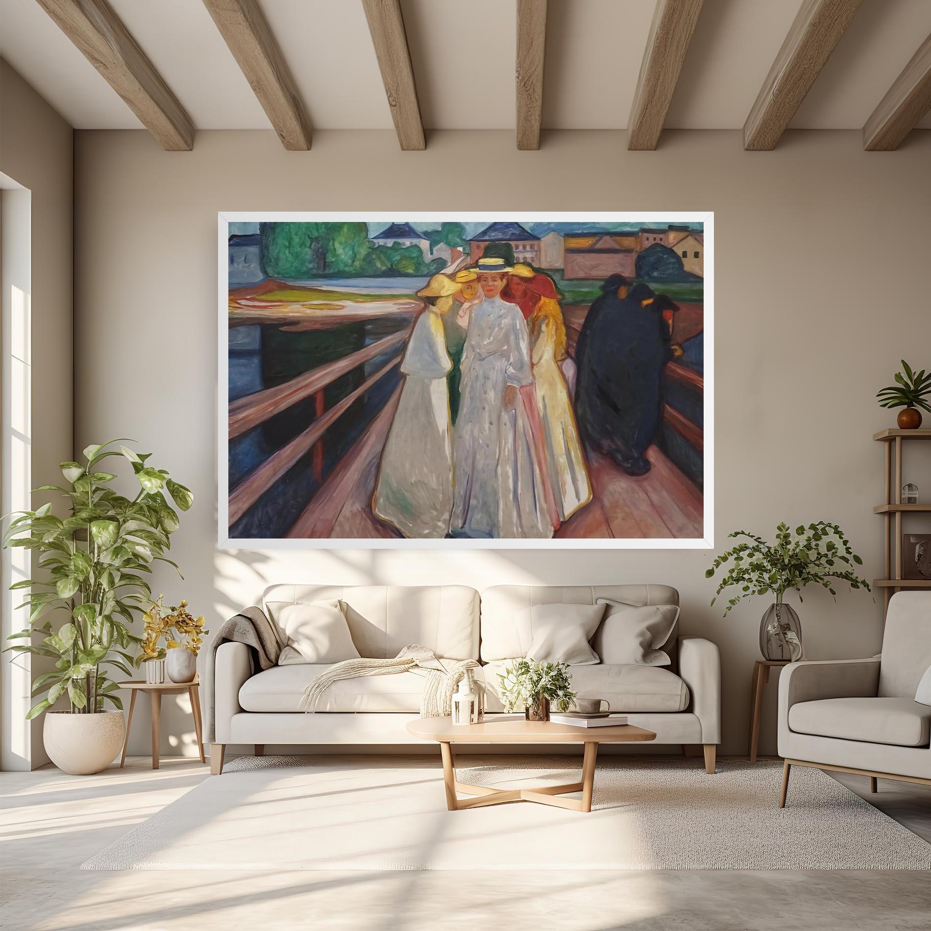 Leinwandbild Munch Art mockup 6