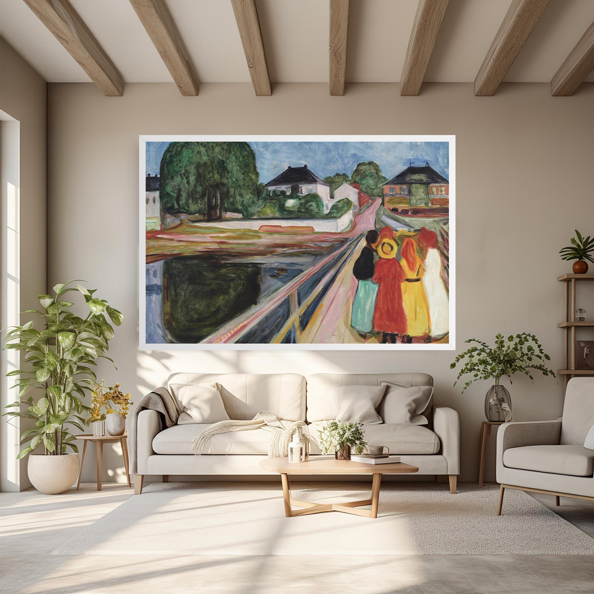 Leinwandbild Pikene Pa Broen mockup 6