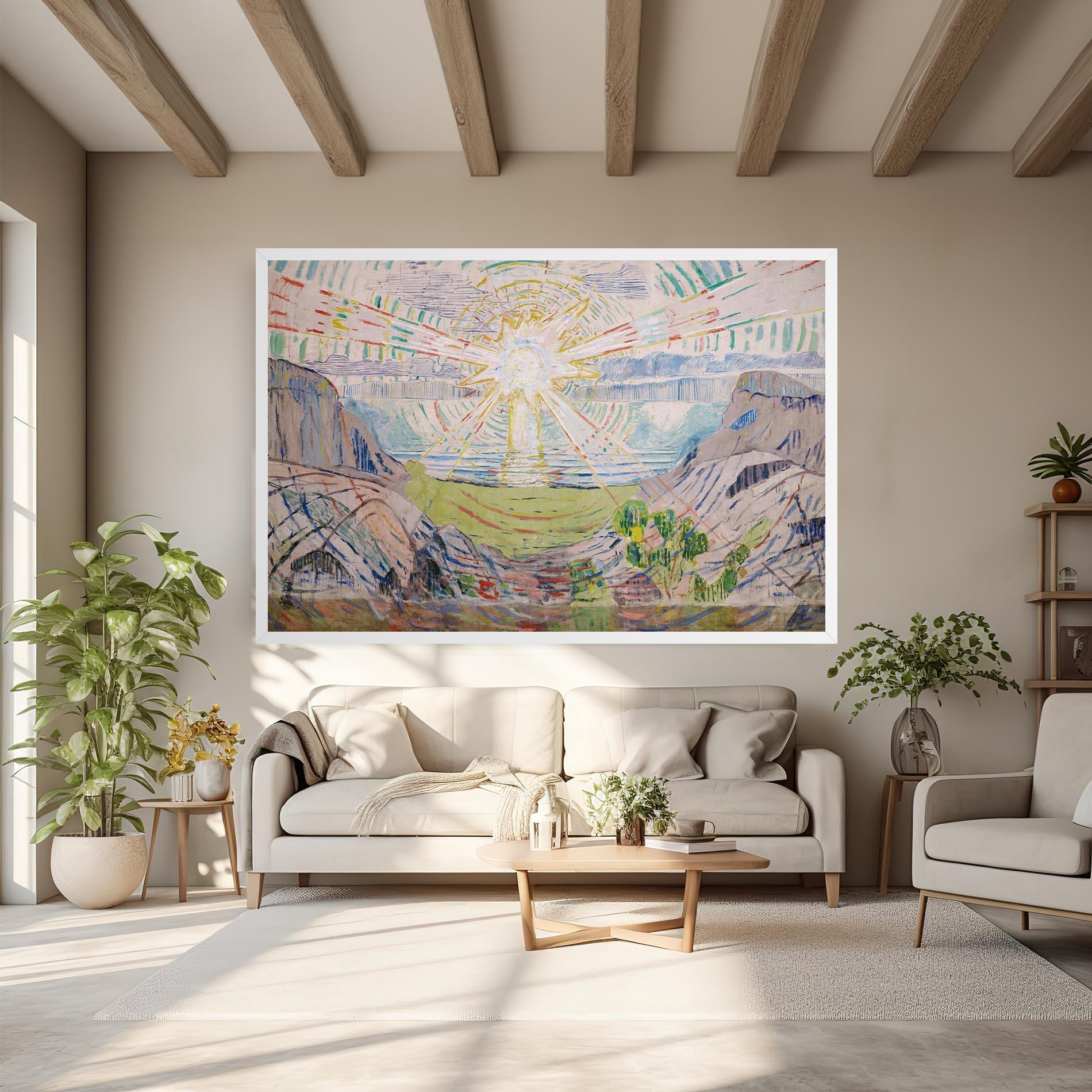 Leinwandbild The Sun Art mockup 6
