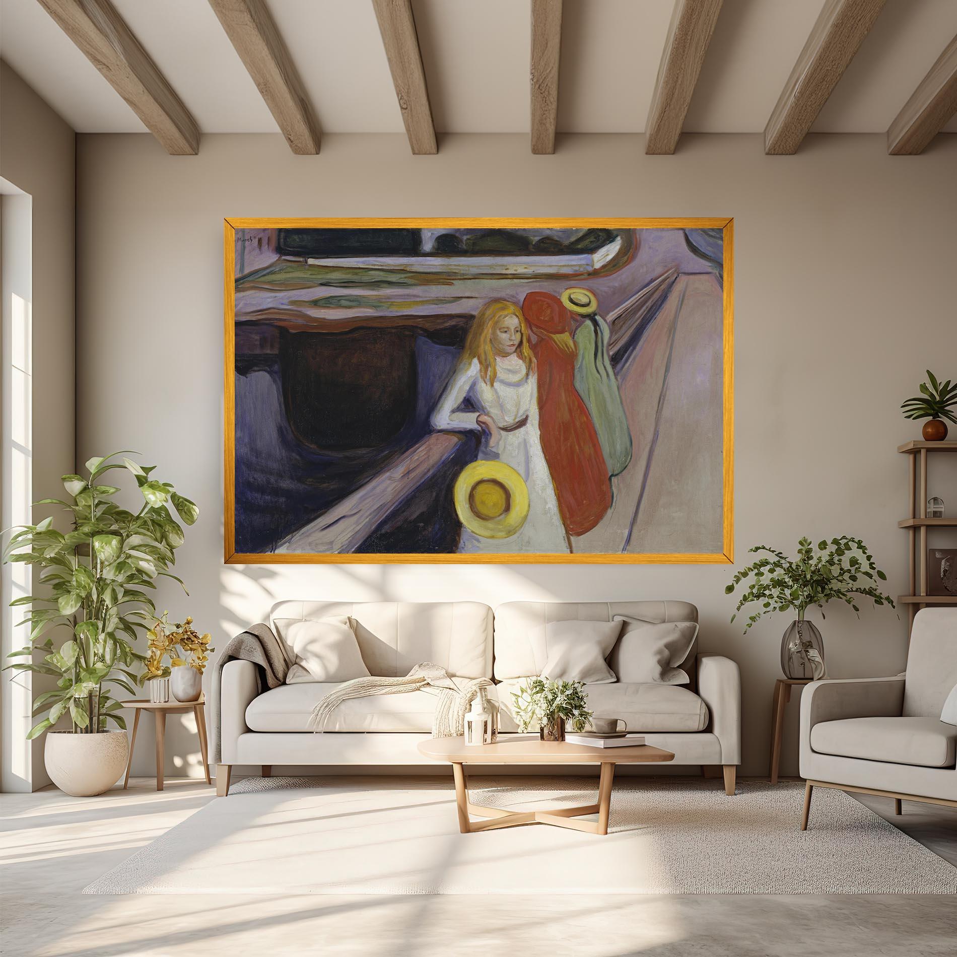 Leinwandbild Bridge Girls mockup 6