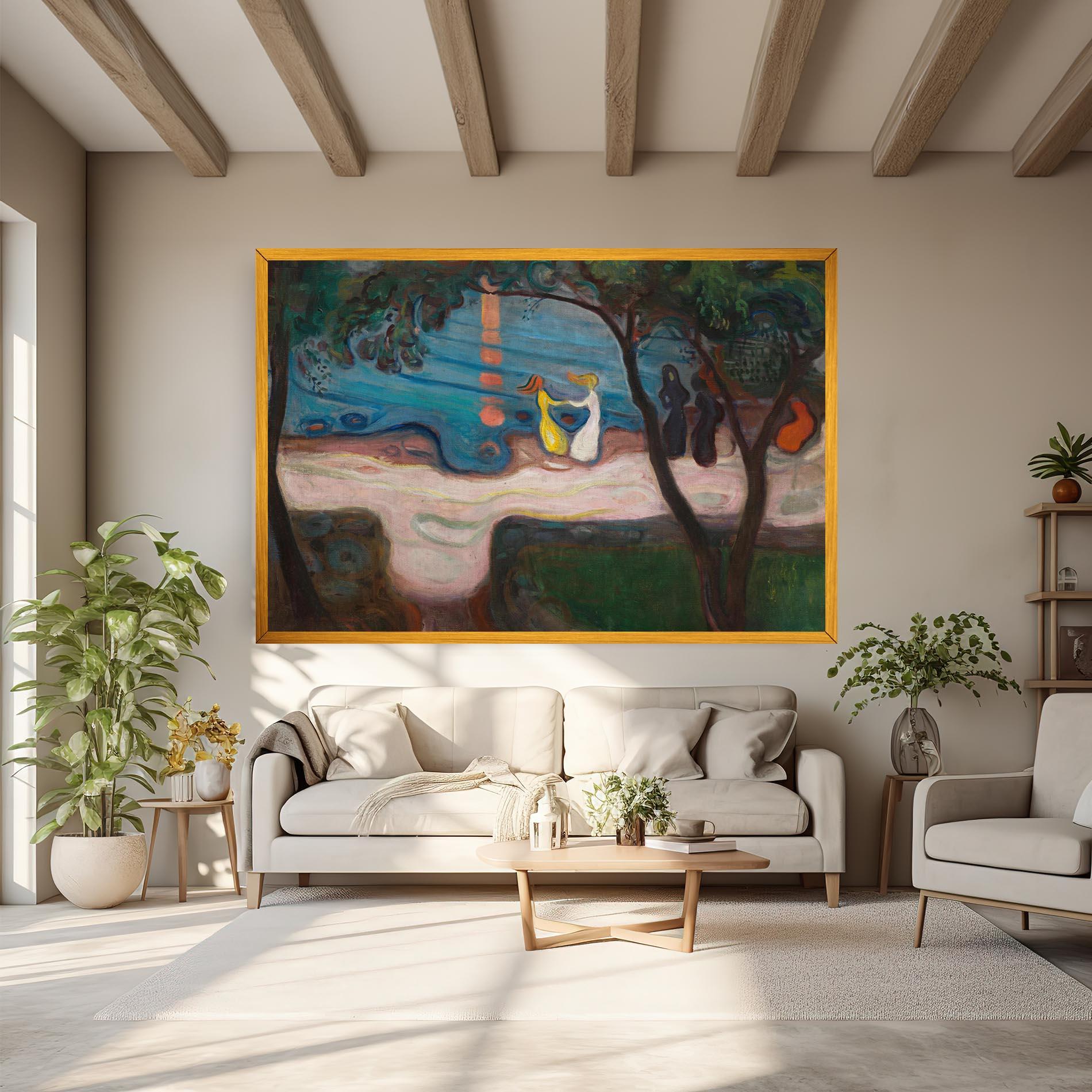 Leinwandbild Dance On The Beach mockup 6