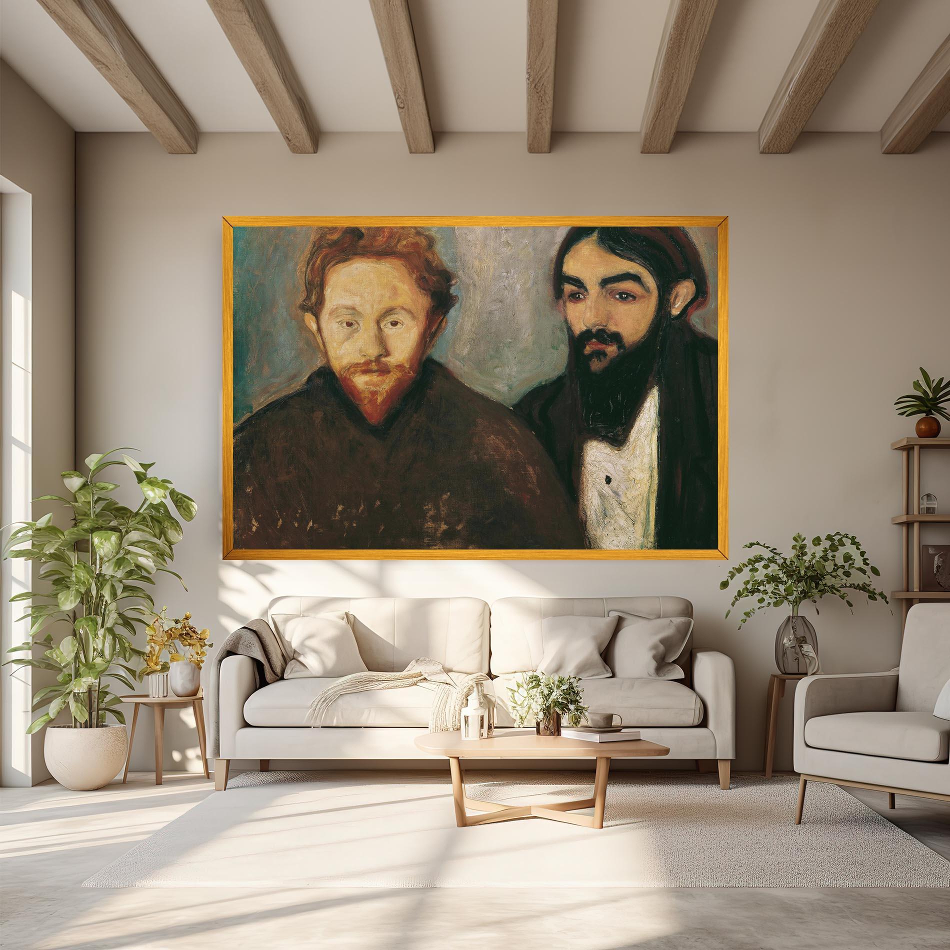 Leinwandbild Der Maler mockup 6