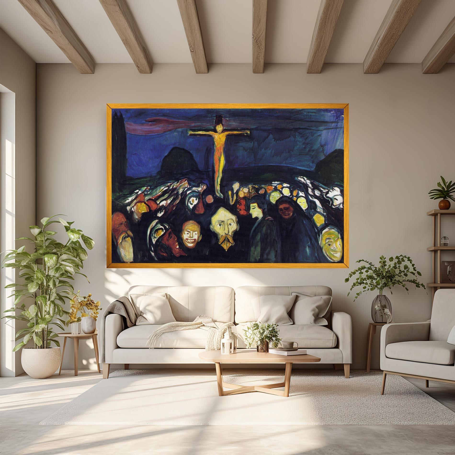 Leinwandbild Golgotha mockup 6