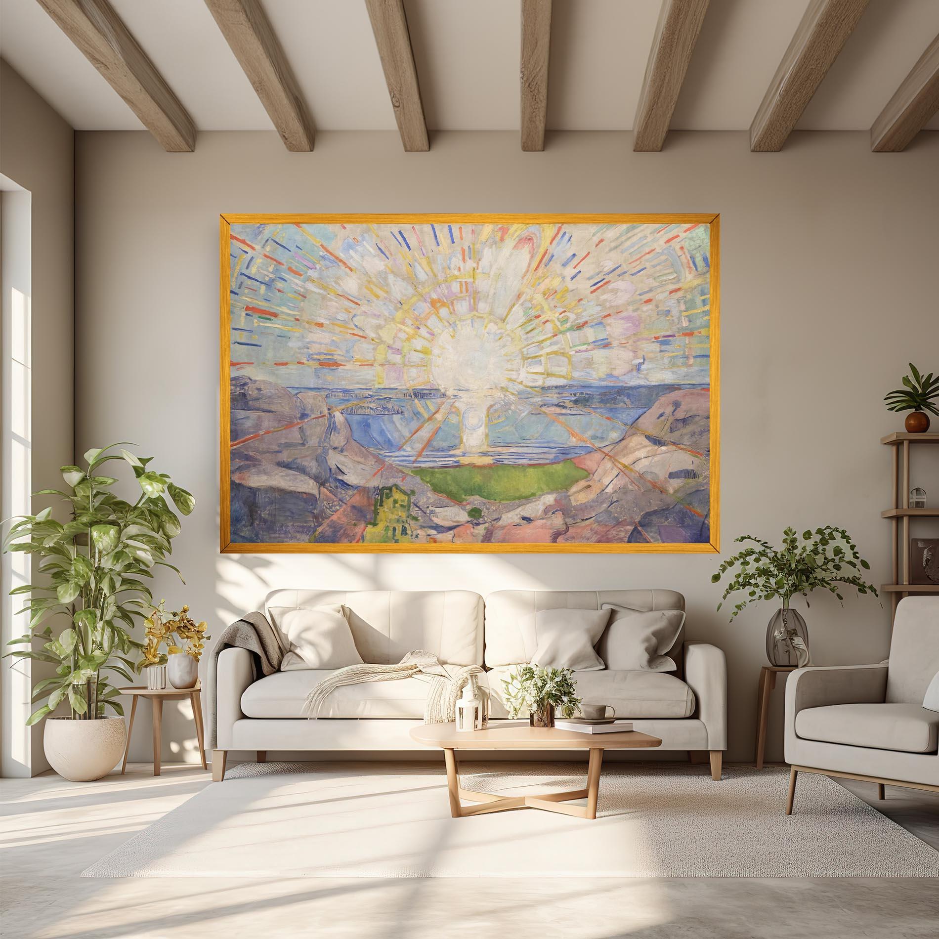 Leinwandbild The Sun mockup 6