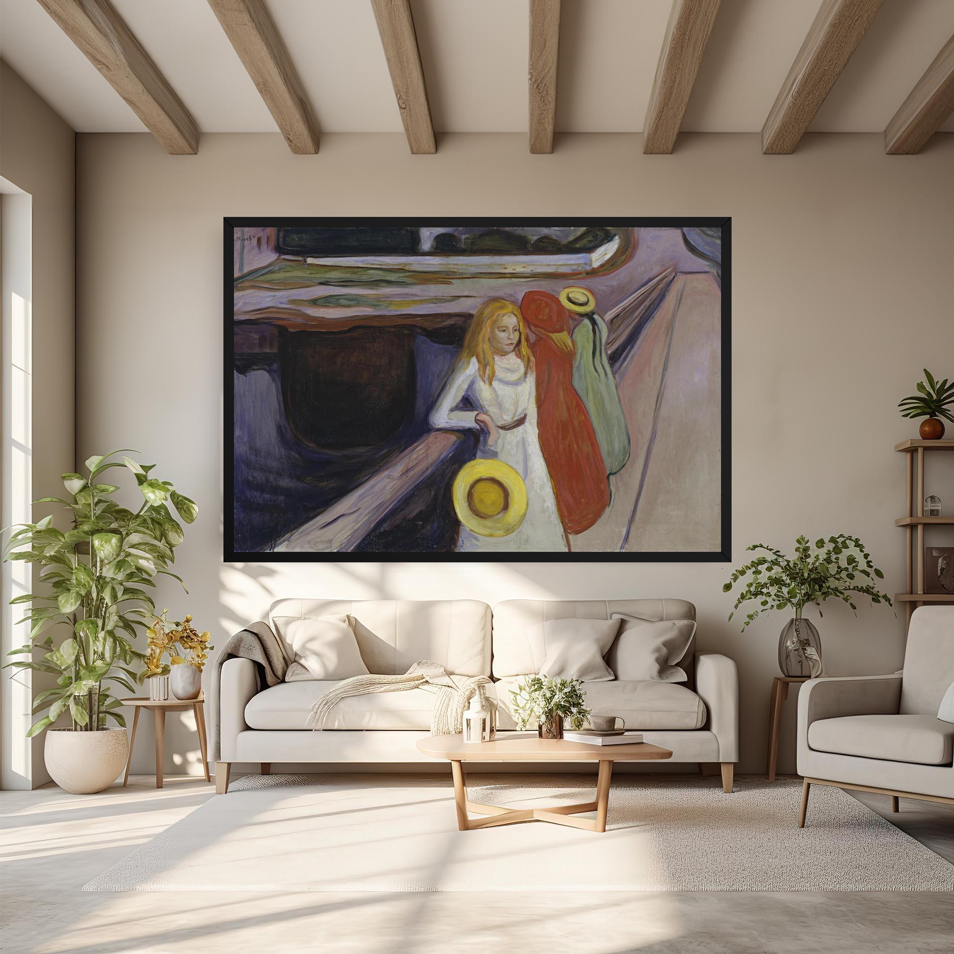 Leinwandbild Bridge Girls mockup 6