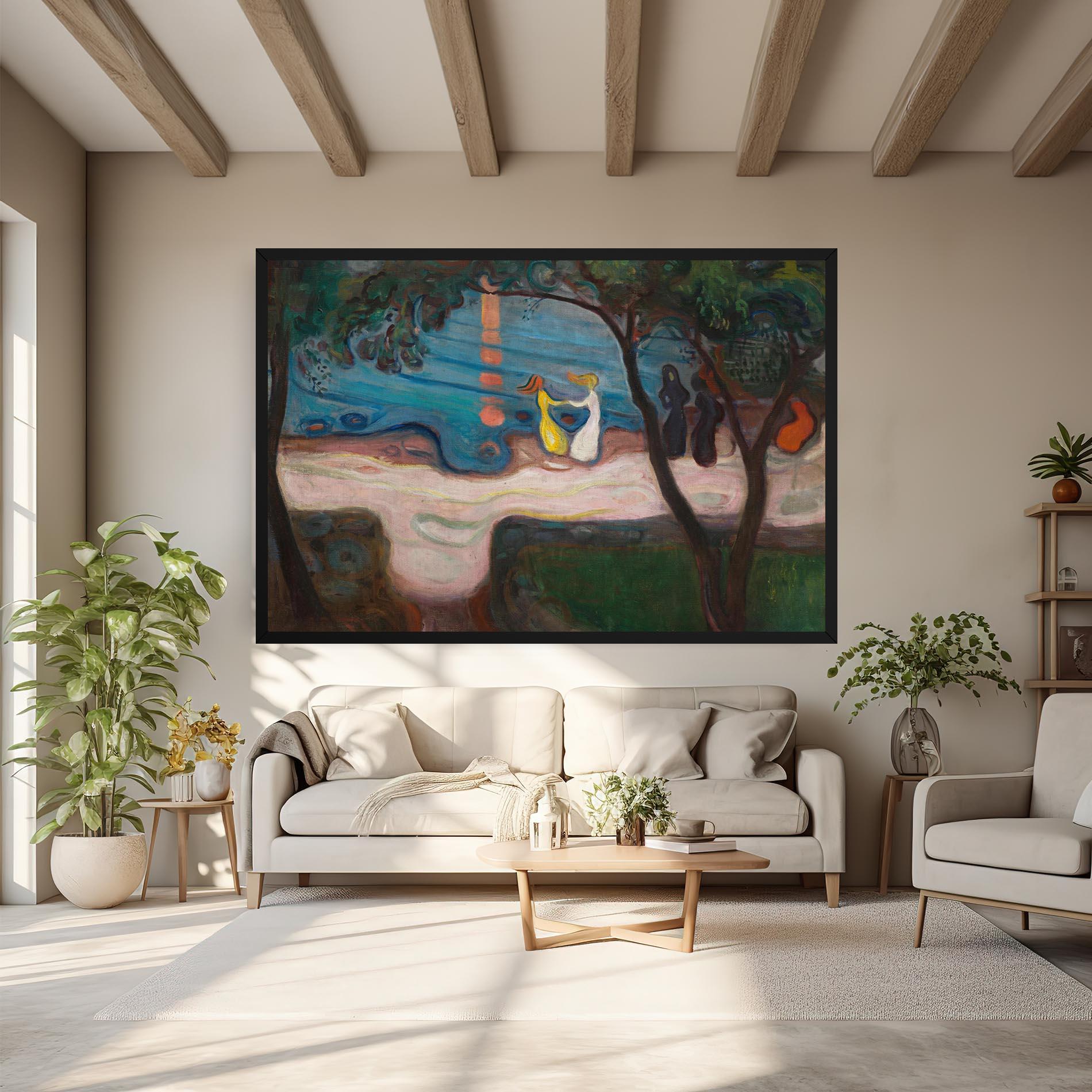 Leinwandbild Dance On The Beach mockup 6