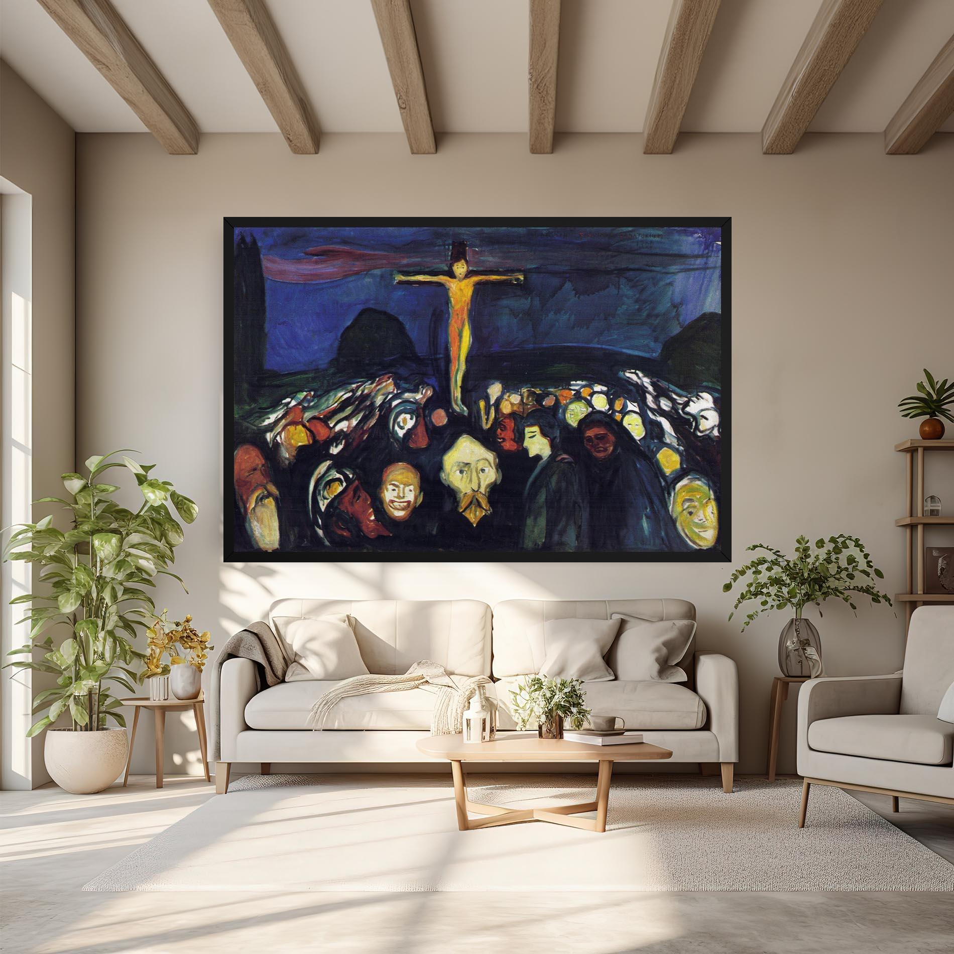 Leinwandbild Golgotha mockup 6