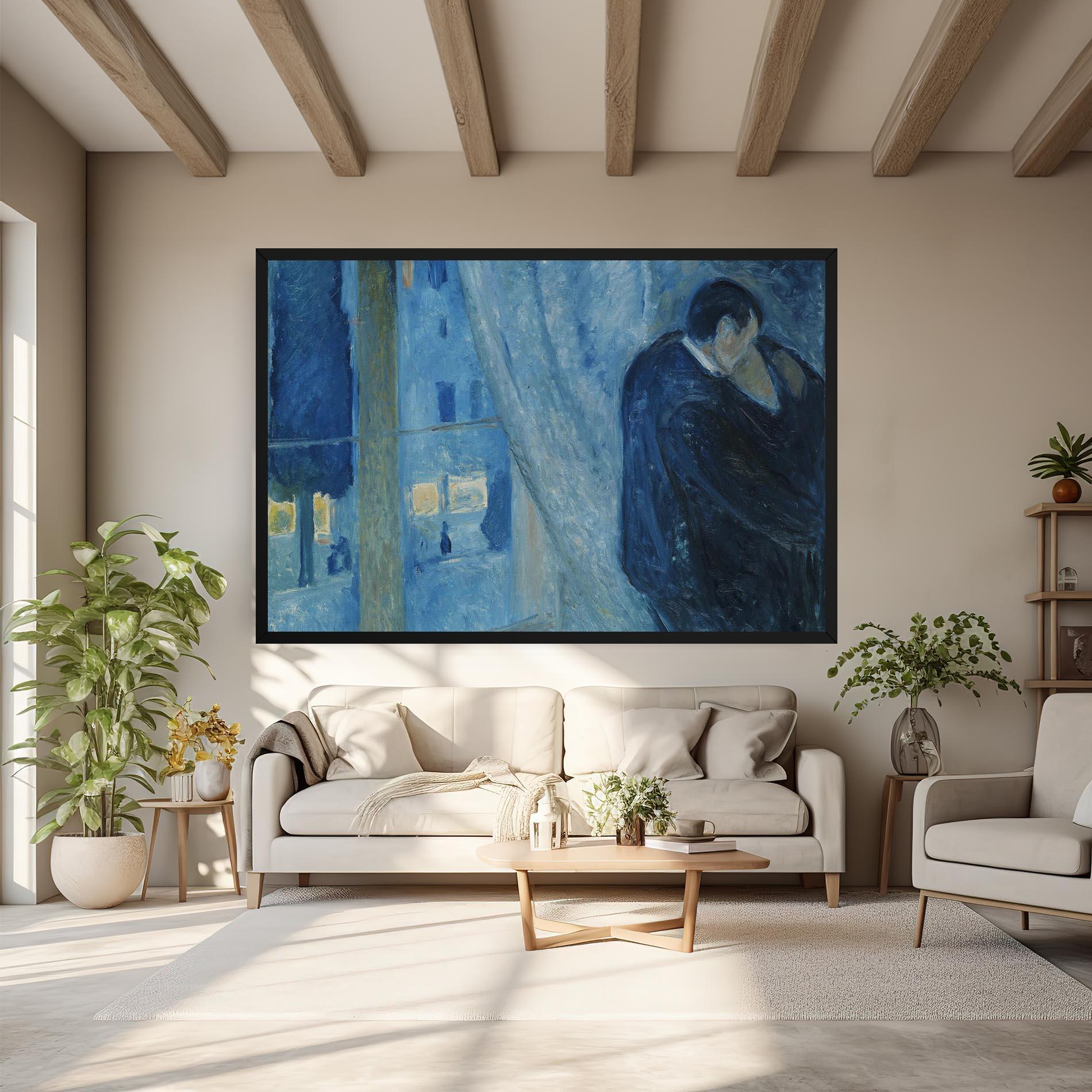 Leinwandbild Kiss By The Window mockup 6