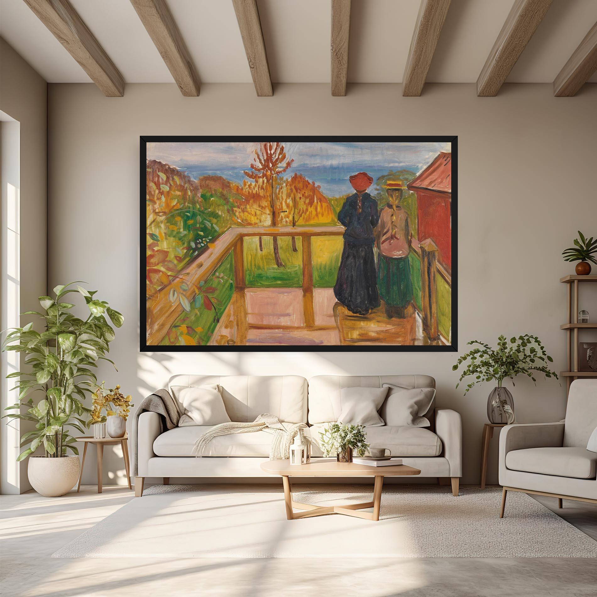 Leinwandbild On The Veranda mockup 6