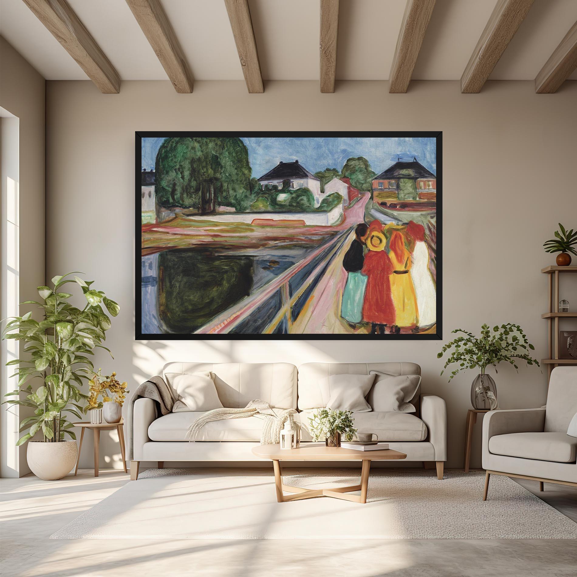 Leinwandbild Pikene Pa Broen mockup 6