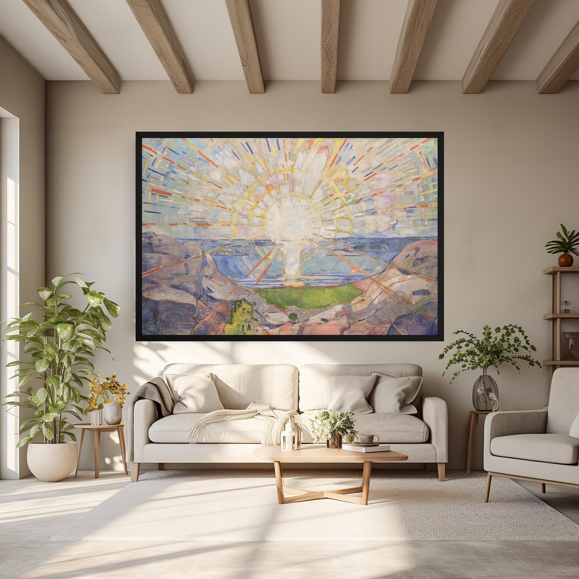 Leinwandbild The Sun mockup 6