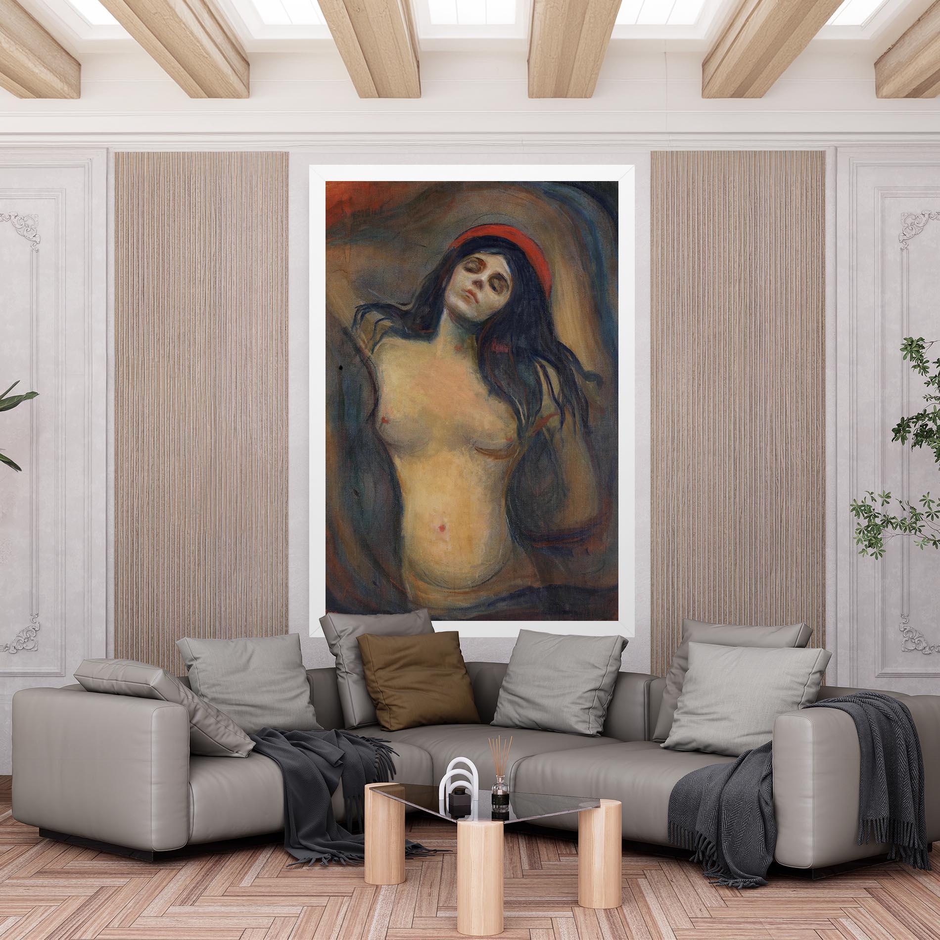 Leinwandbild Madonna Oil Painting mockup 6