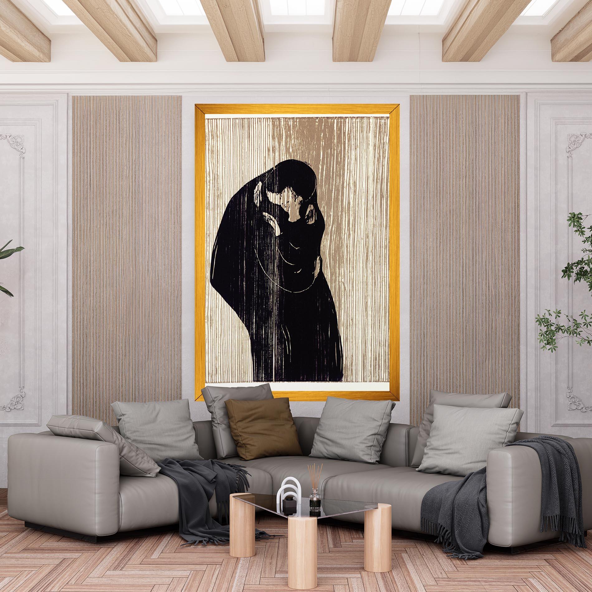 Leinwandbild Kiss mockup 6